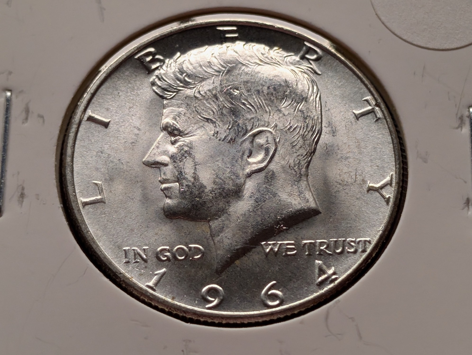 1964 90% Silver Kennedy Half Dollar, AU/BU