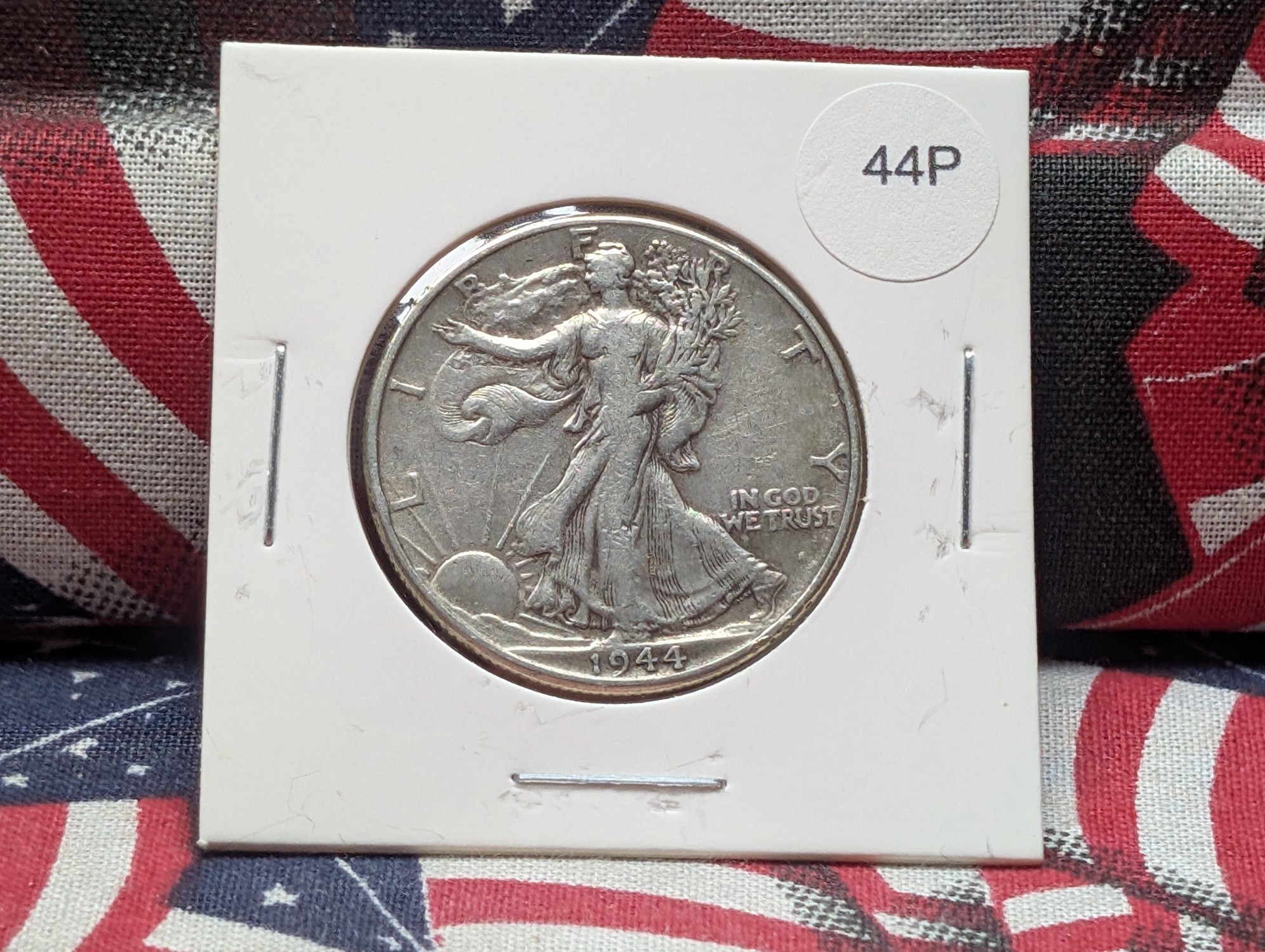 1944 Walking Liberty 90% Silver Half Dollar