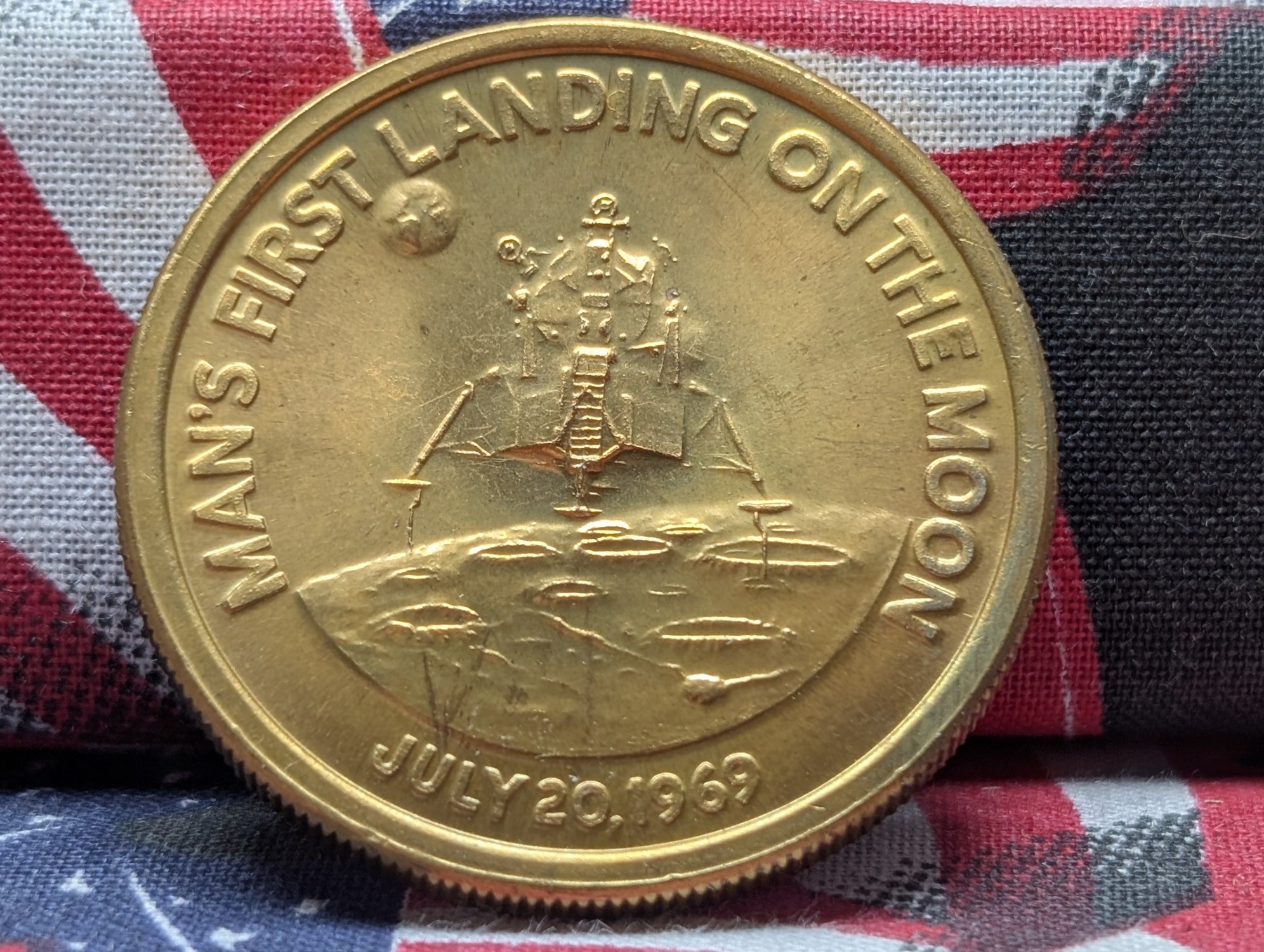 Apollo 11 Moon Landing Commemorative Token
