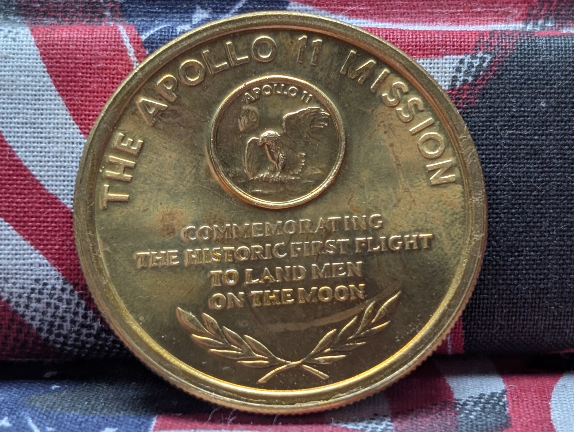 Apollo 11 Moon Landing Commemorative Token