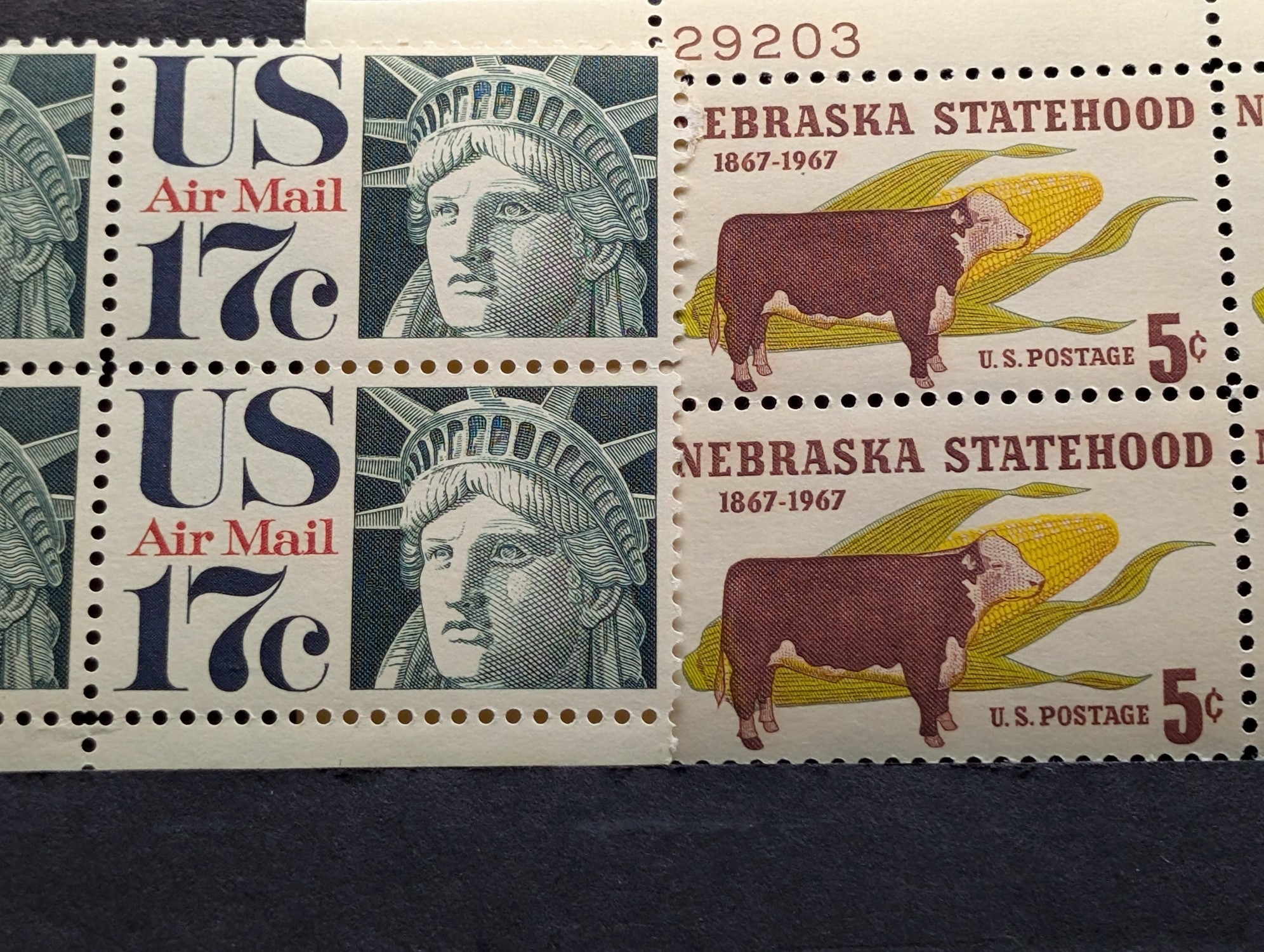 (16) Different Assorted US Postage Plate Blocks