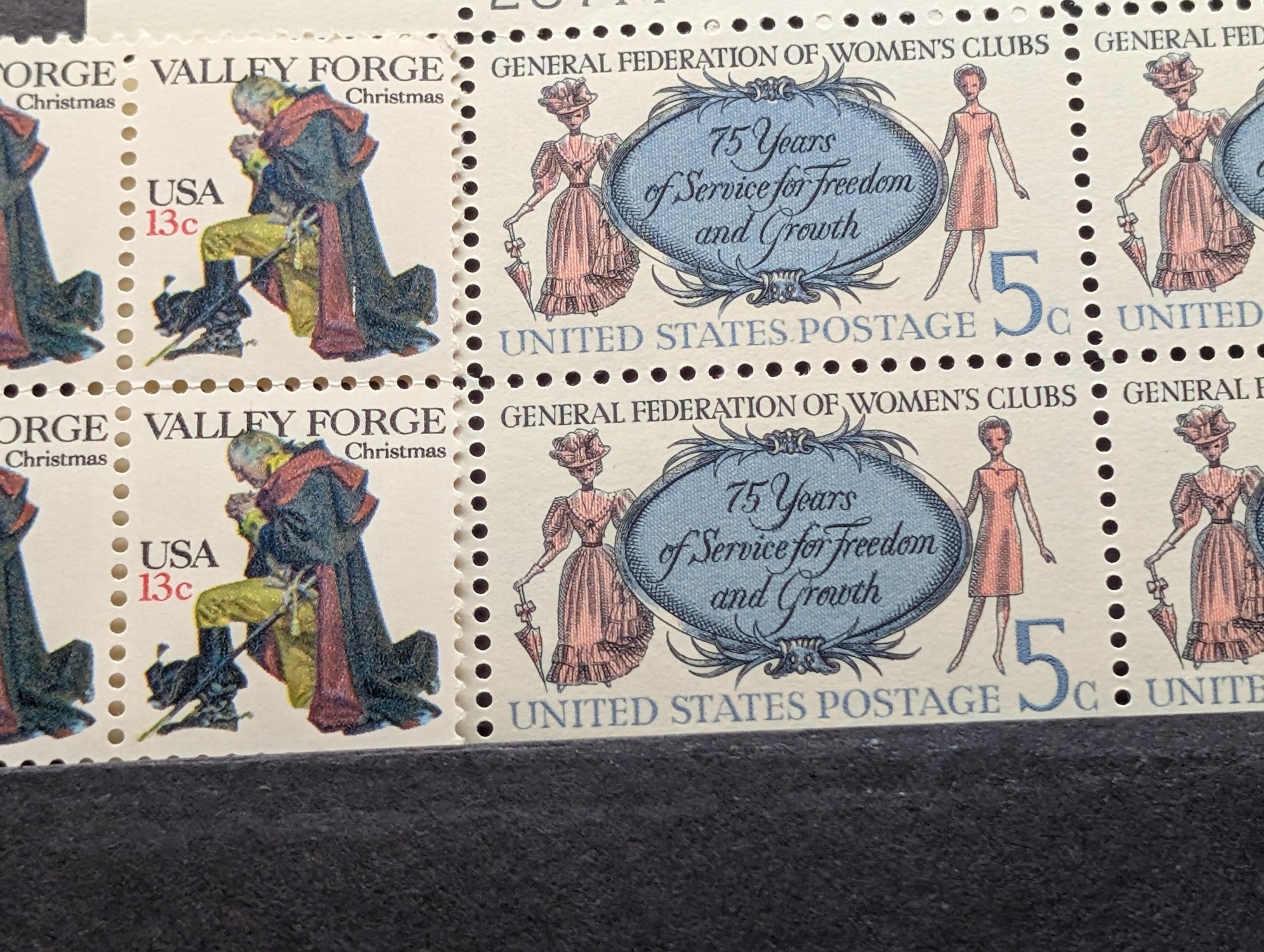 (16) Different Assorted US Postage Plate Blocks