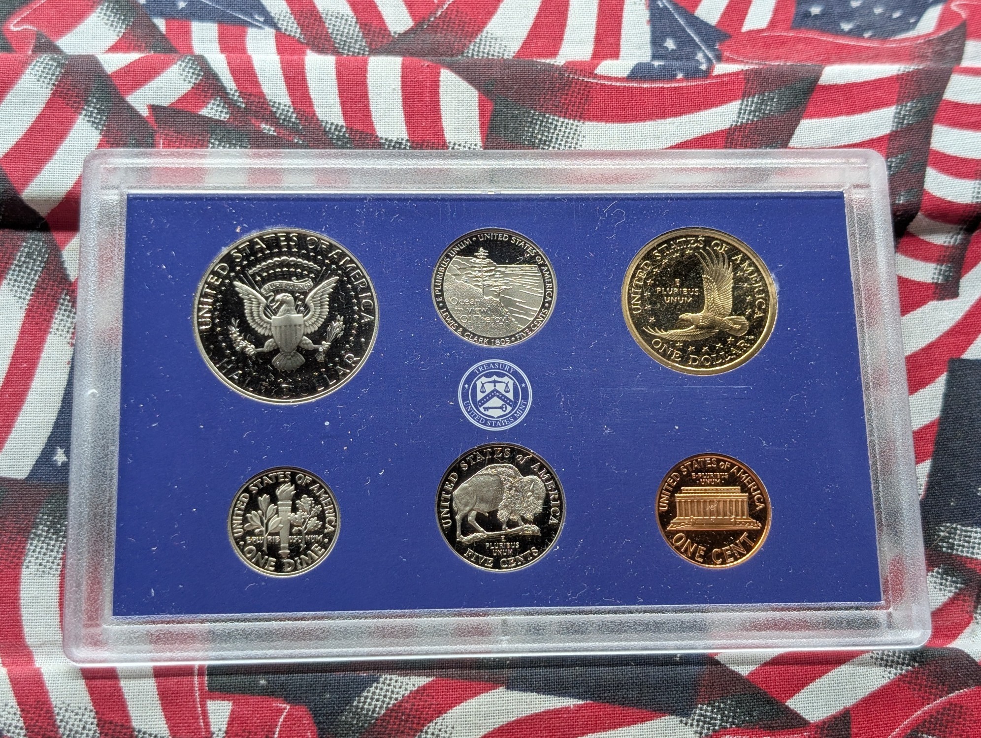 2005-S Proof U.S. Mint Set with 2006 State Quarters and Sacagawea Dollar in OGP w/ COA - Incorrect State Quarter Set