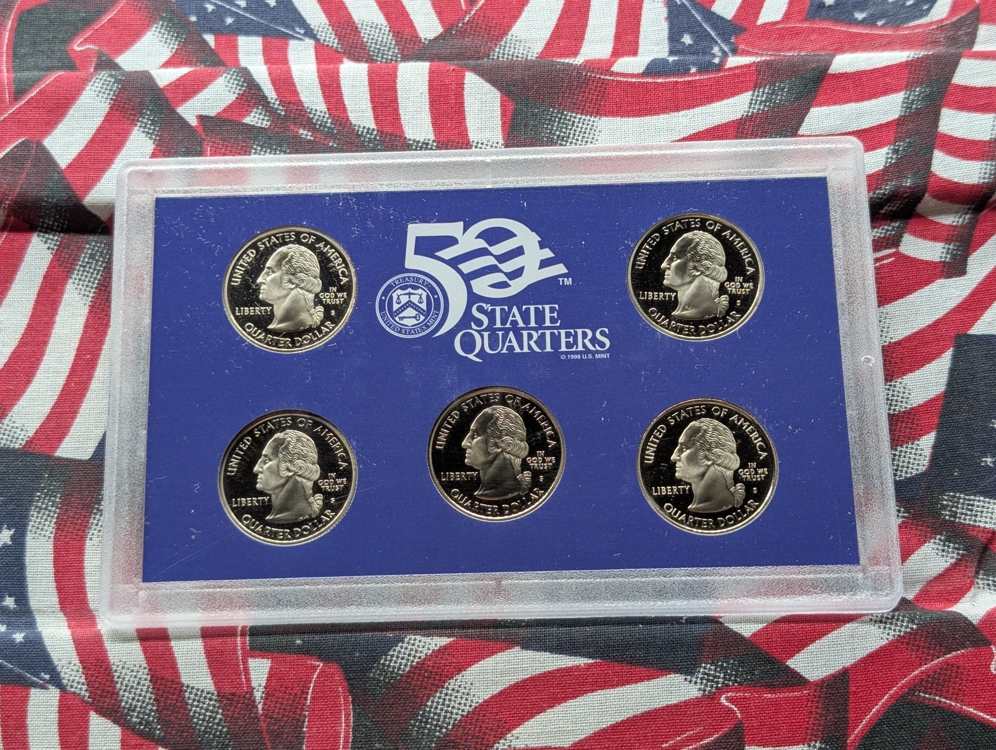 2005-S Proof U.S. Mint Set with 2006 State Quarters and Sacagawea Dollar in OGP w/ COA - Incorrect State Quarter Set