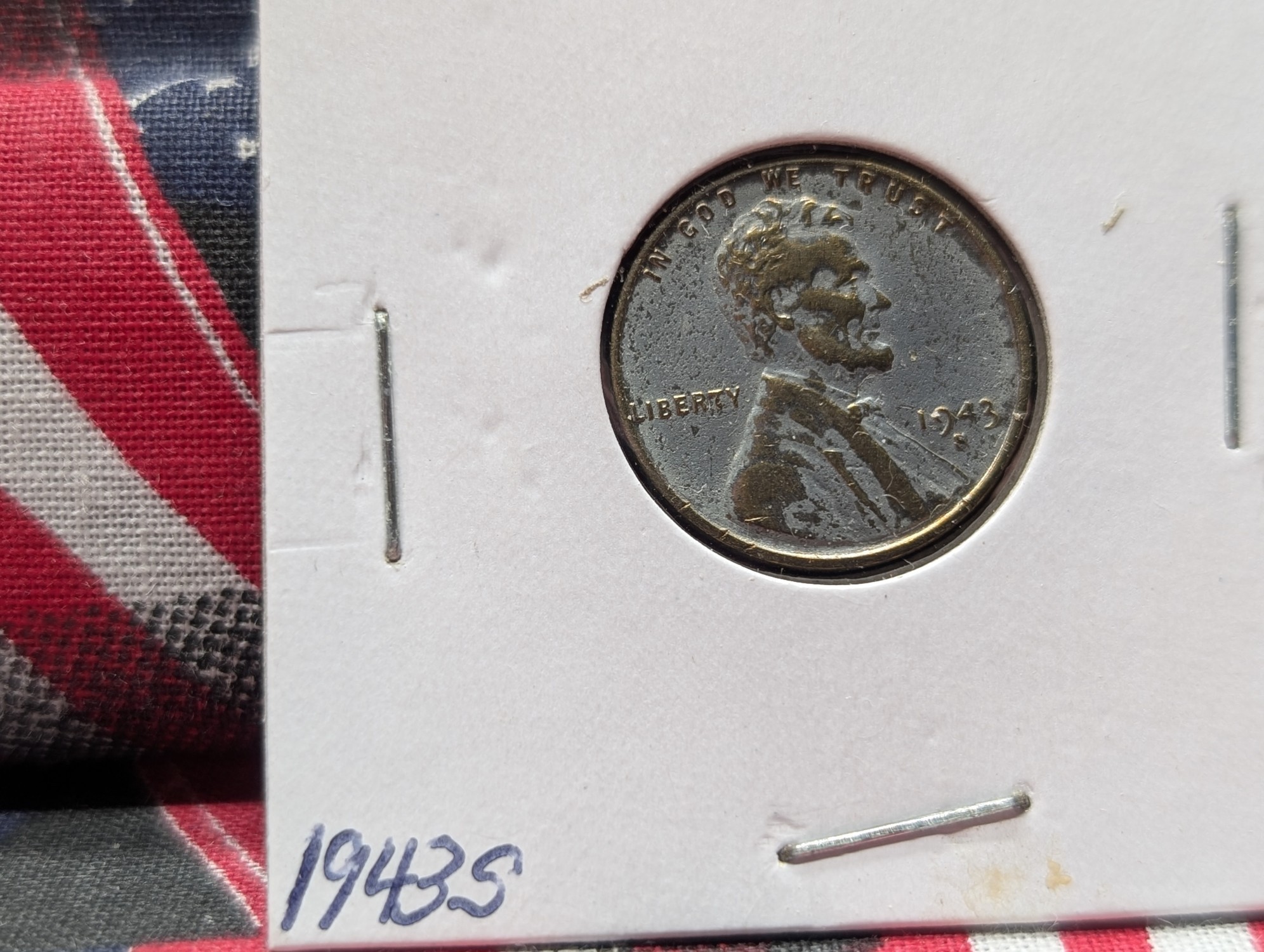 1943-P, 1943-D, & 1943-S Lincoln Steel Wheat Cents