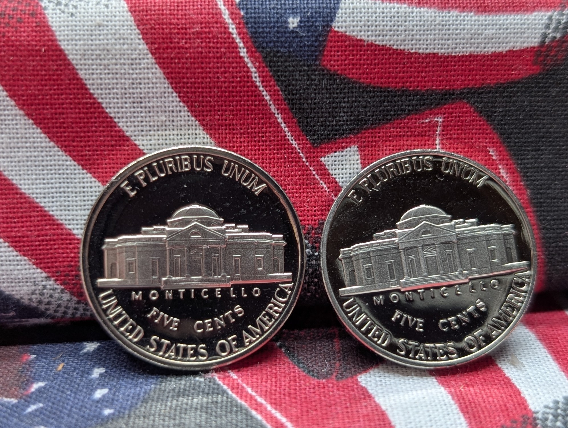 1984-S & 1992-S "Proof" Jefferson Nickels