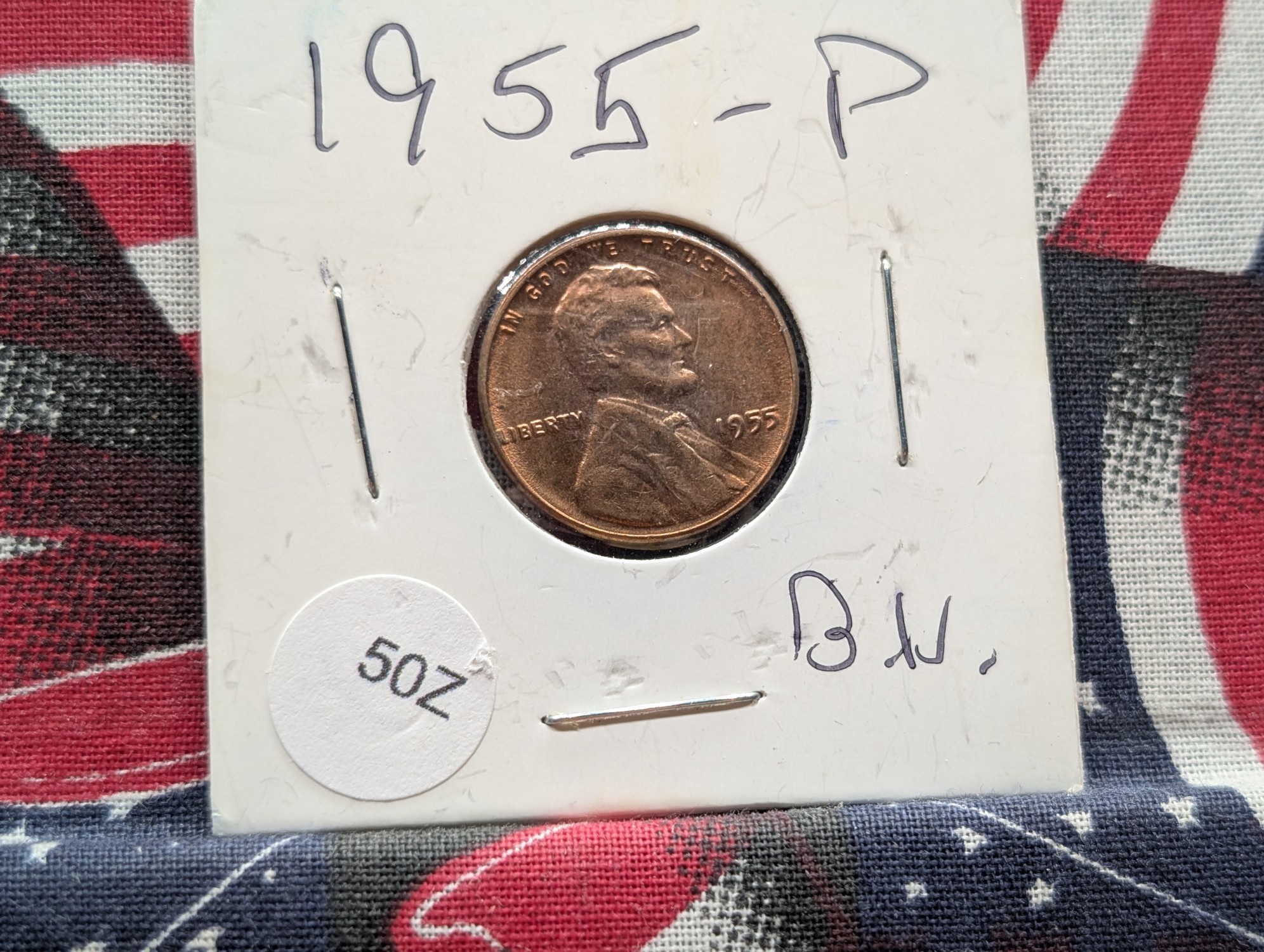 (2) 1955-P Lincoln Wheat Cents - BU