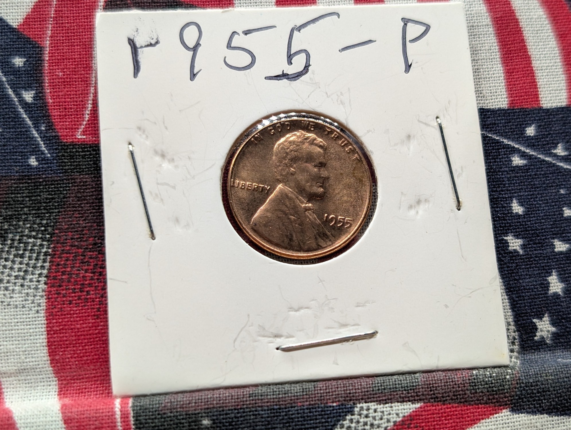 (2) 1955-P Lincoln Wheat Cents - BU