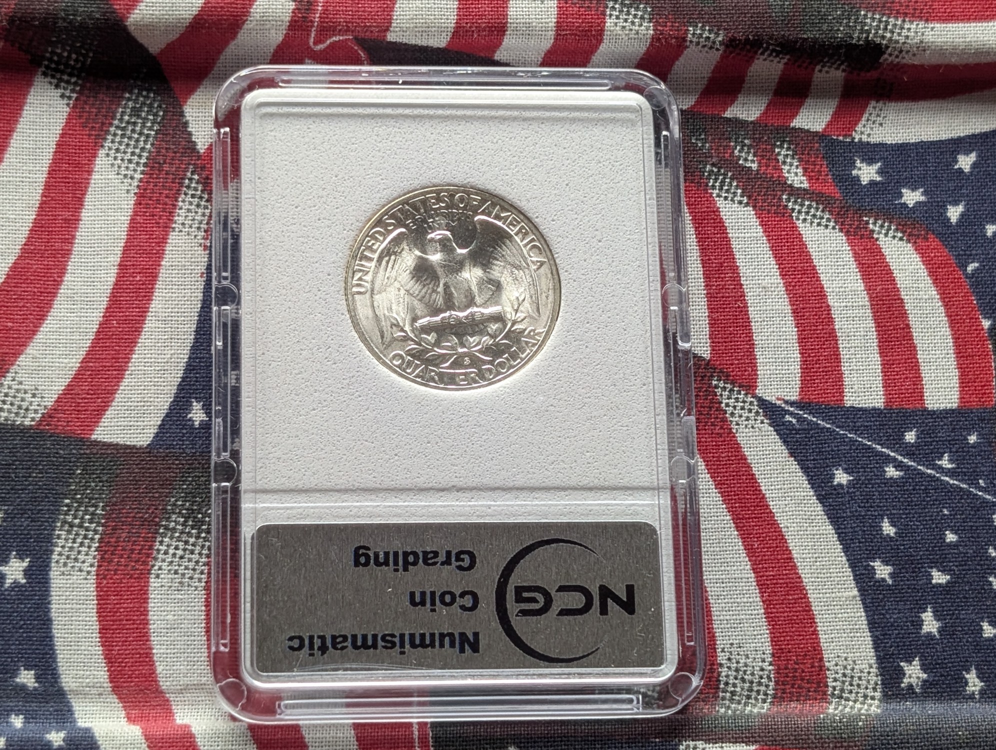1953-S Washington 90% Silver Quarter - NCG Cert. MS68 - (NOT NGC)