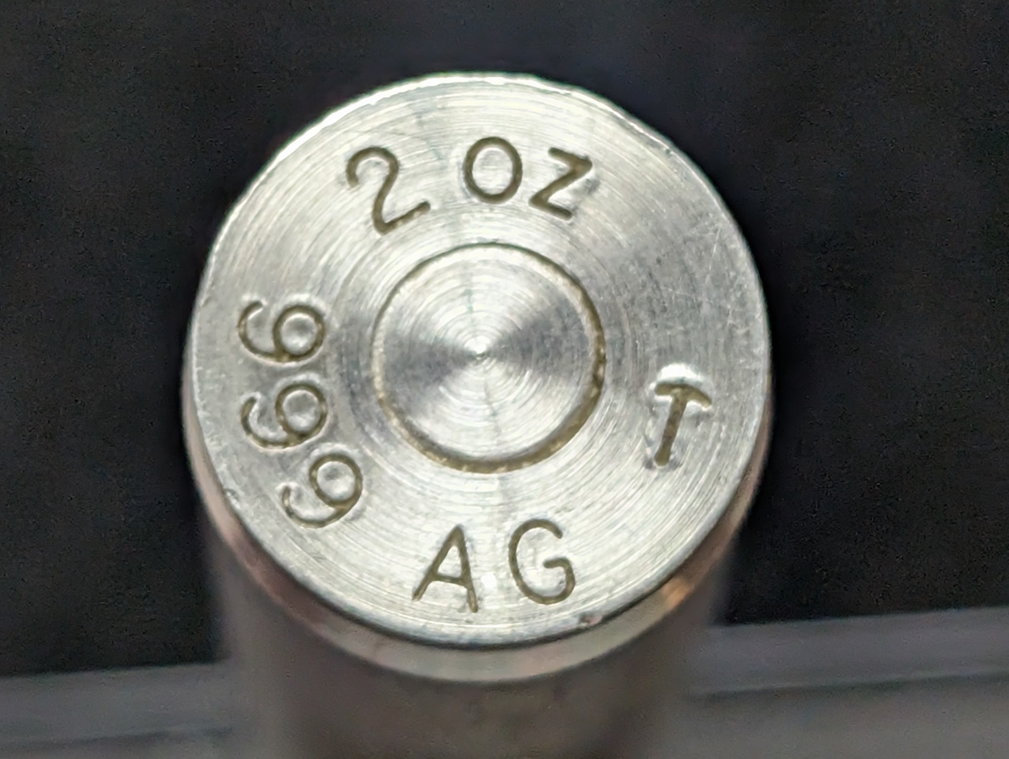 2 Oz. .999 FINE SILVER .30-06 Springfield Pew Pew Designed Bullion Piece