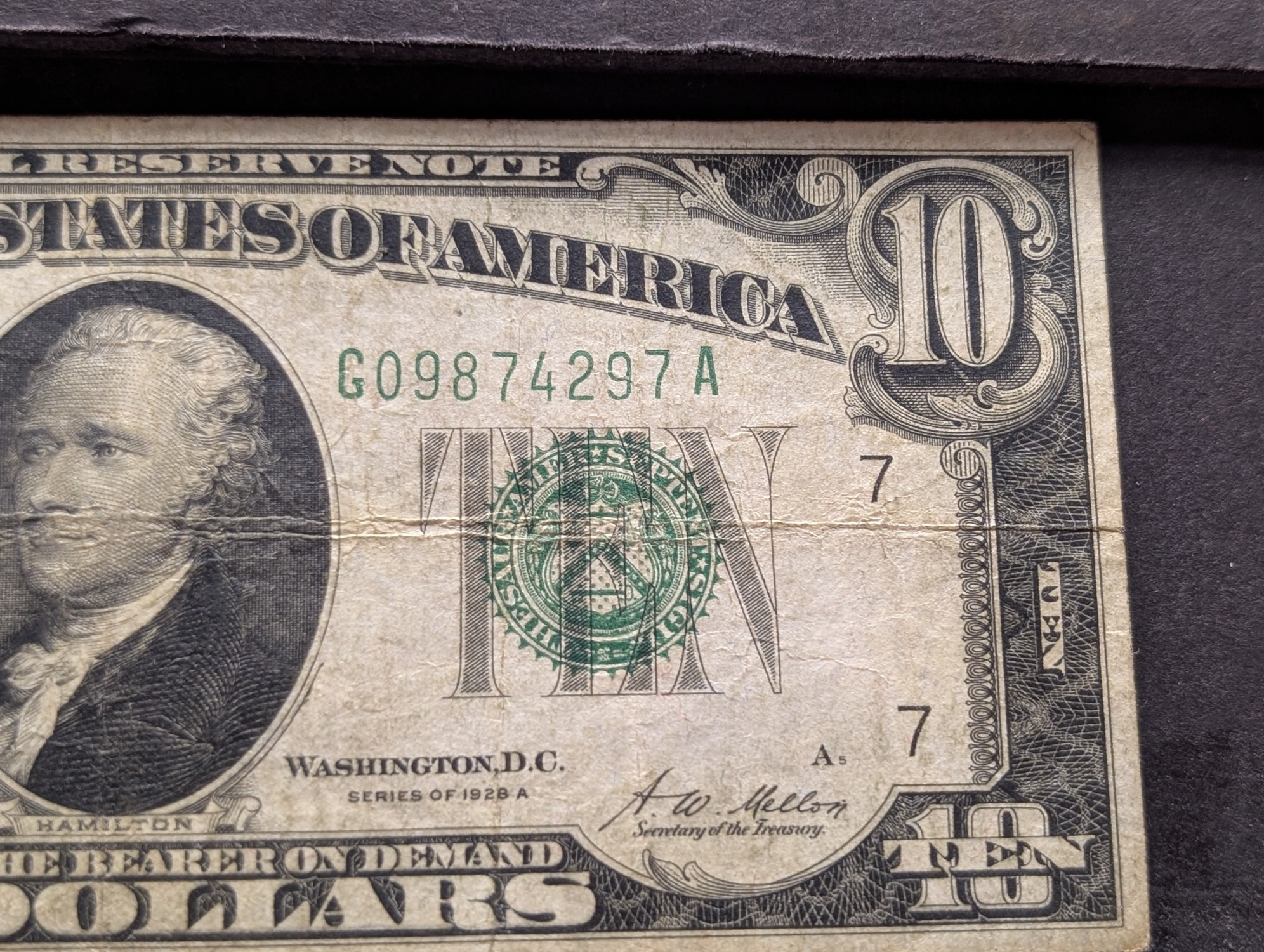 1928 A Series $10 Federal Reserve Note - Nice Circ