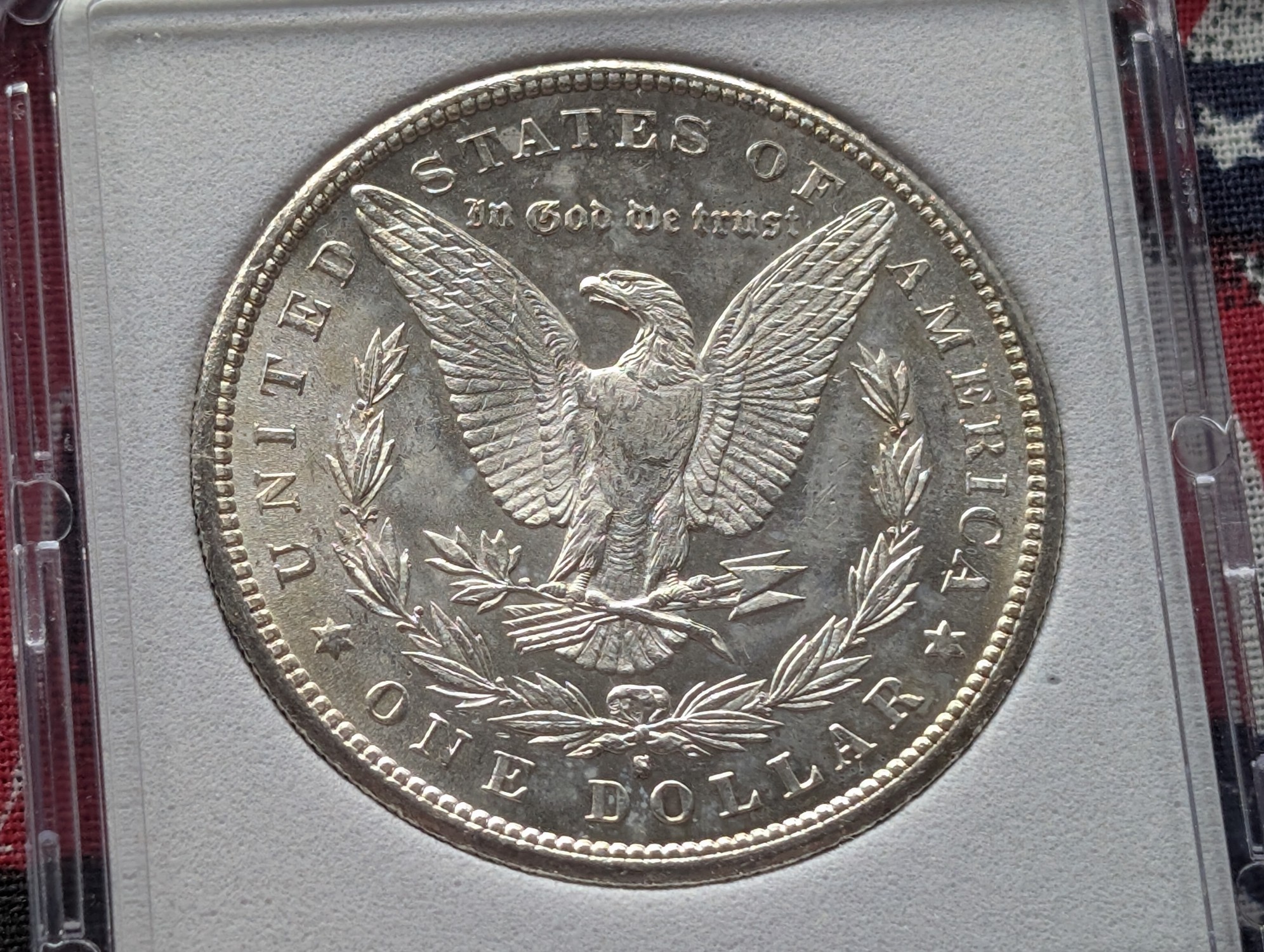 1887-S Morgan 90% Silver Dollar - NCG Cert. MS63 (NOT NGC)