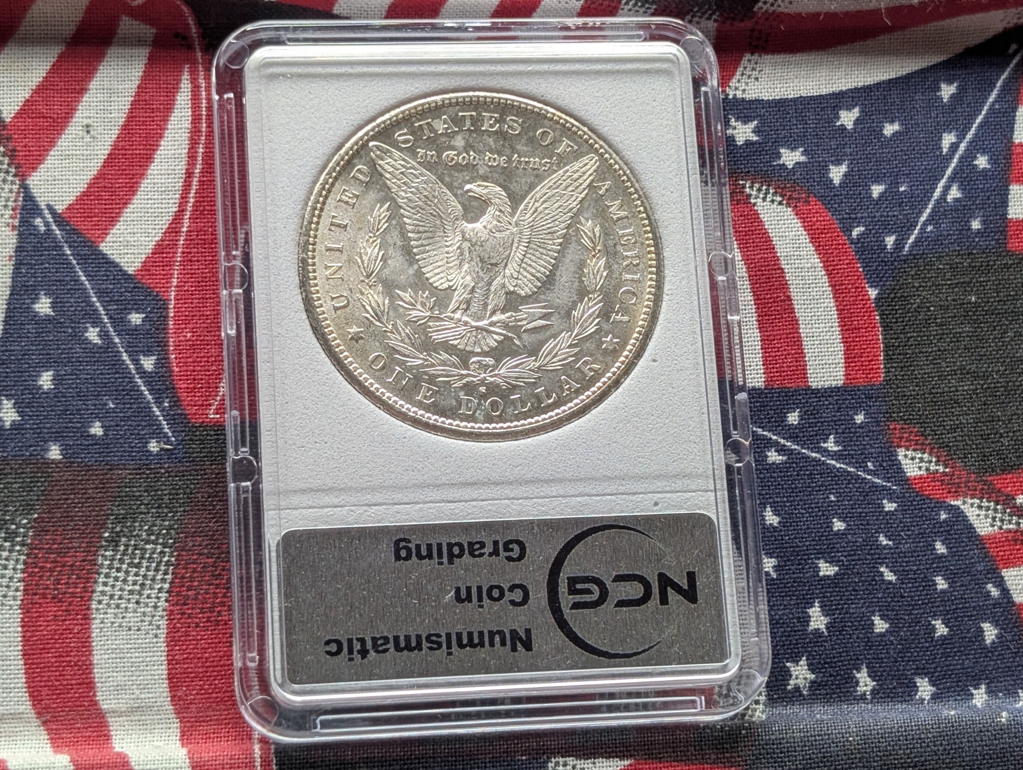 1887-S Morgan 90% Silver Dollar - NCG Cert. MS63 (NOT NGC)