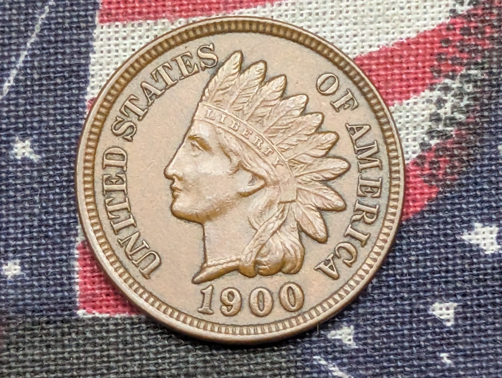 1900 Indian Head Cent - XF