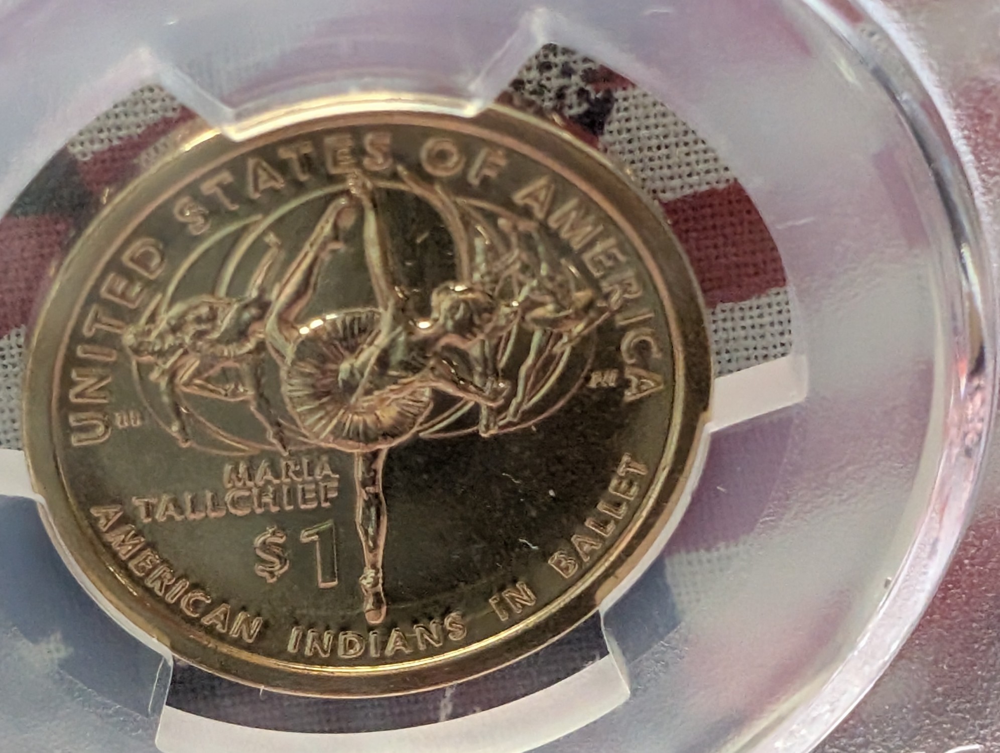 2023-D Sacagawea Native American (Maria Tallchief) Dollar - PCGS MS66 - First Strike Position B