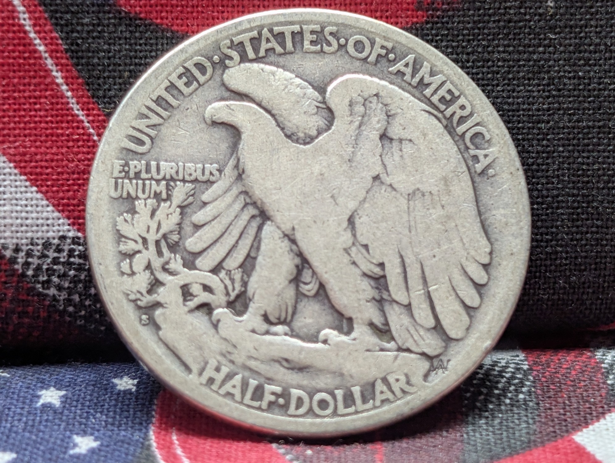 1921-S Walking Liberty 90% Silver Half Dollar