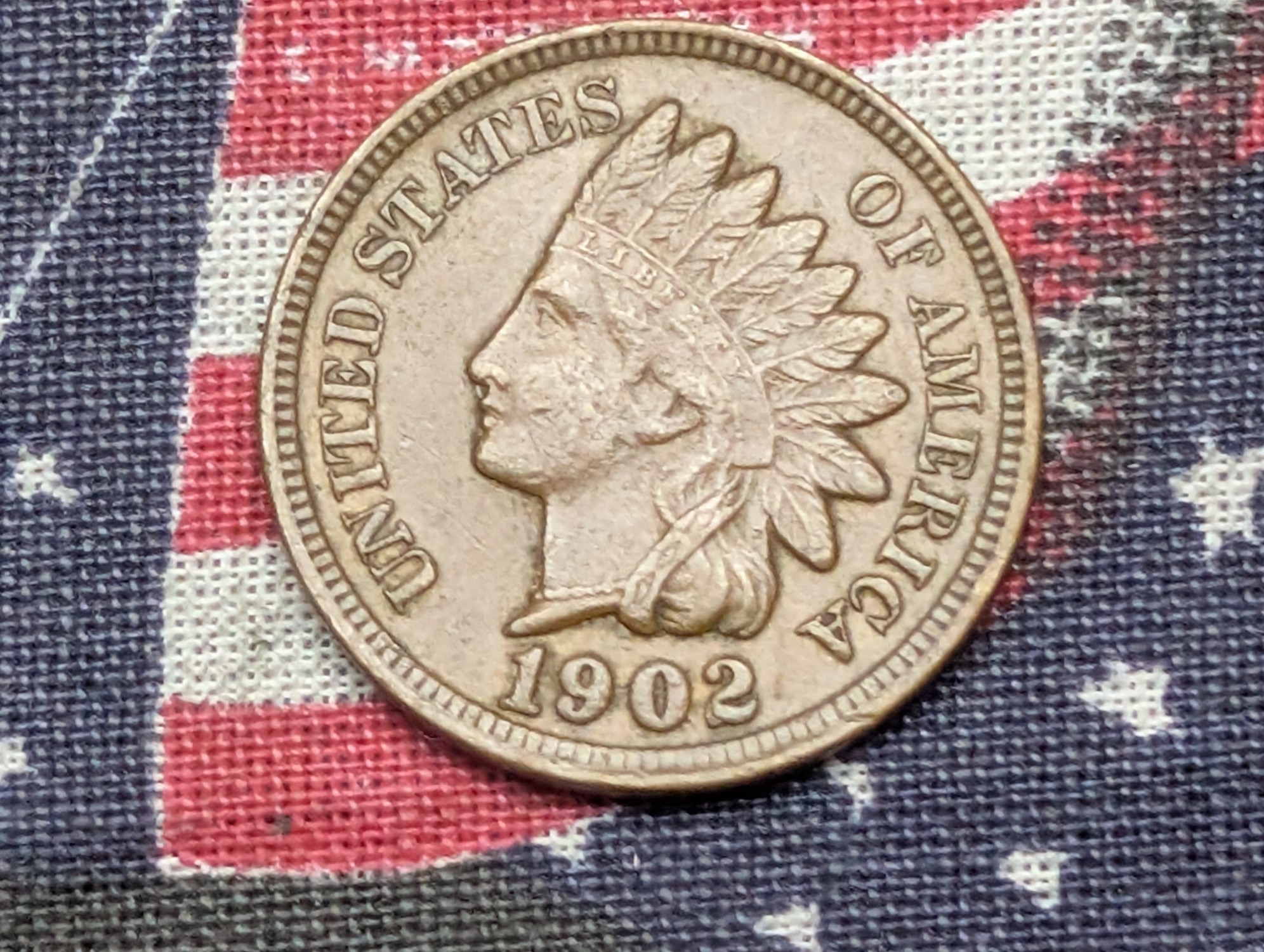 1902 Indian Head Cent - XF