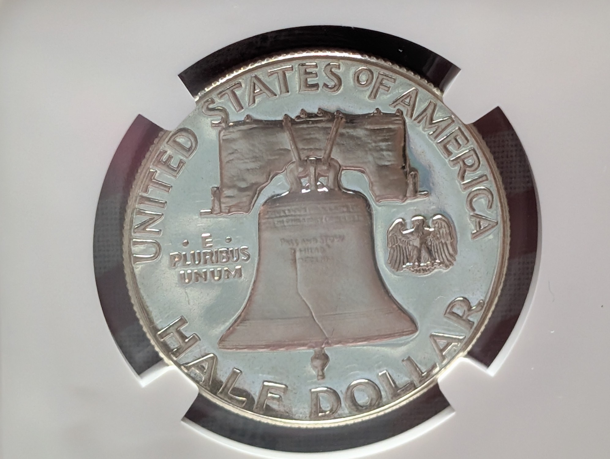 1960 PROOF Franklin 90% Silver Half Dollar - NGC PF66 CAMEO