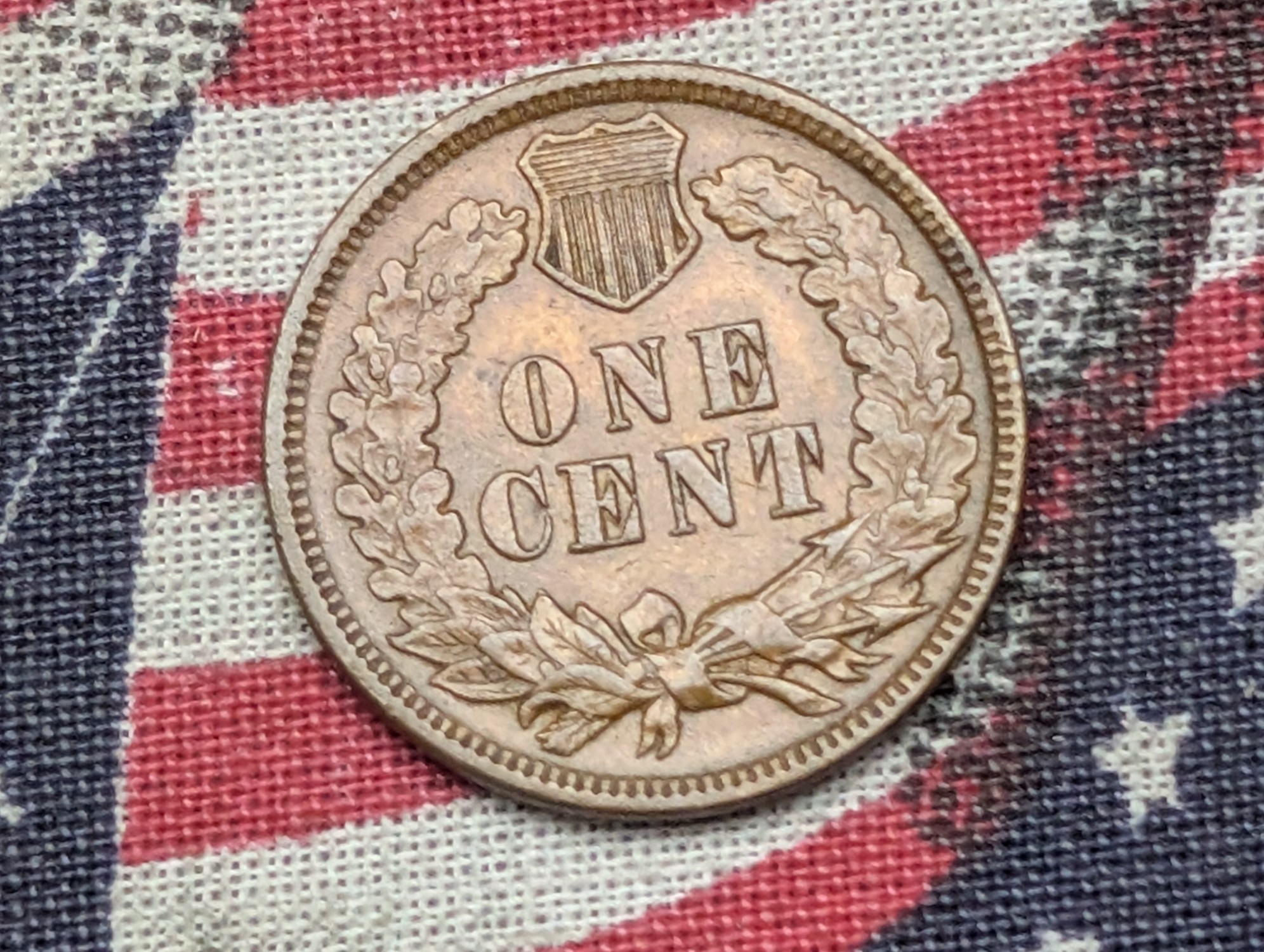 1893 Indian Head Cent - XF/AU