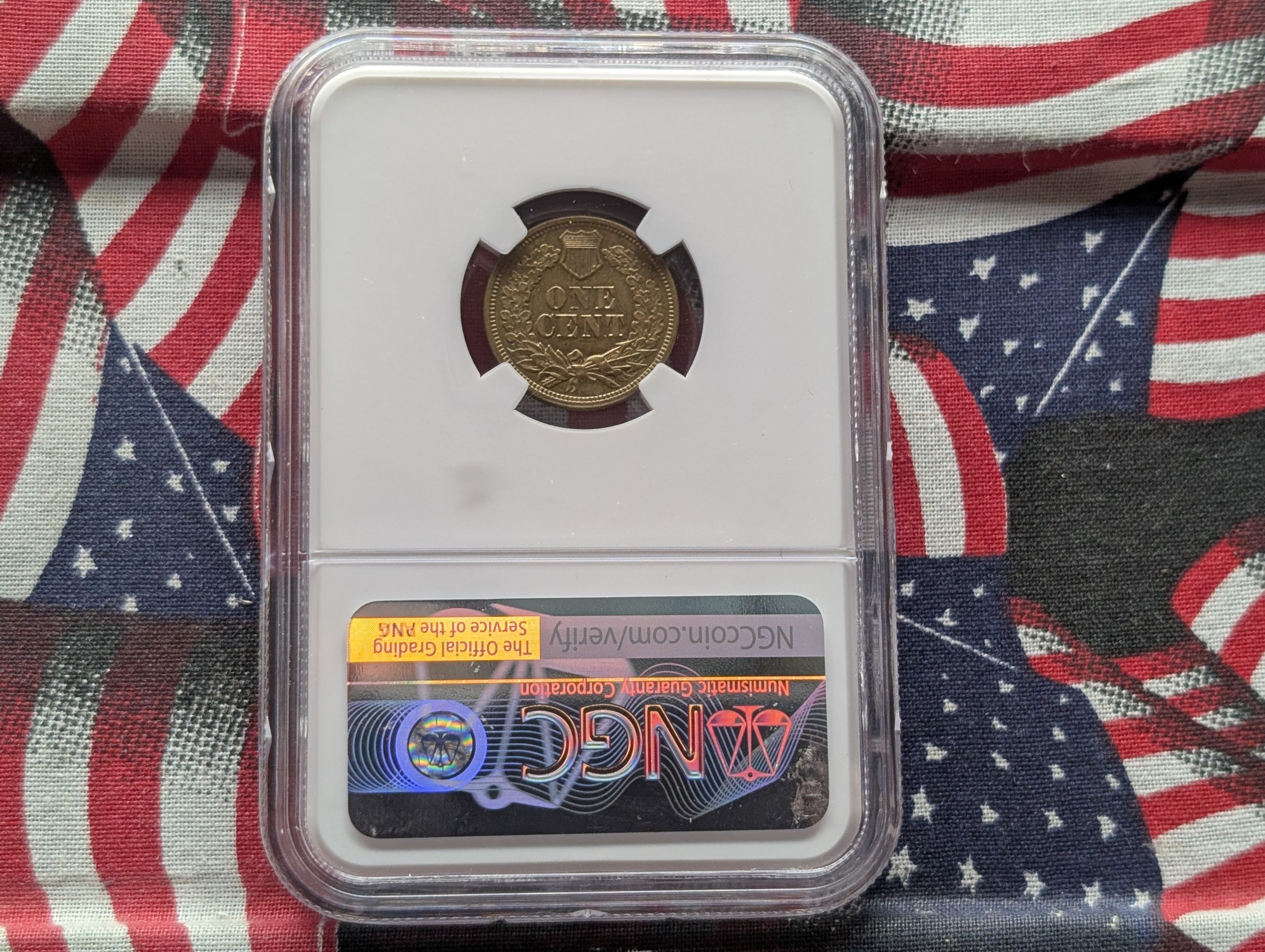1862 Indian Head Cent - NGC MS62