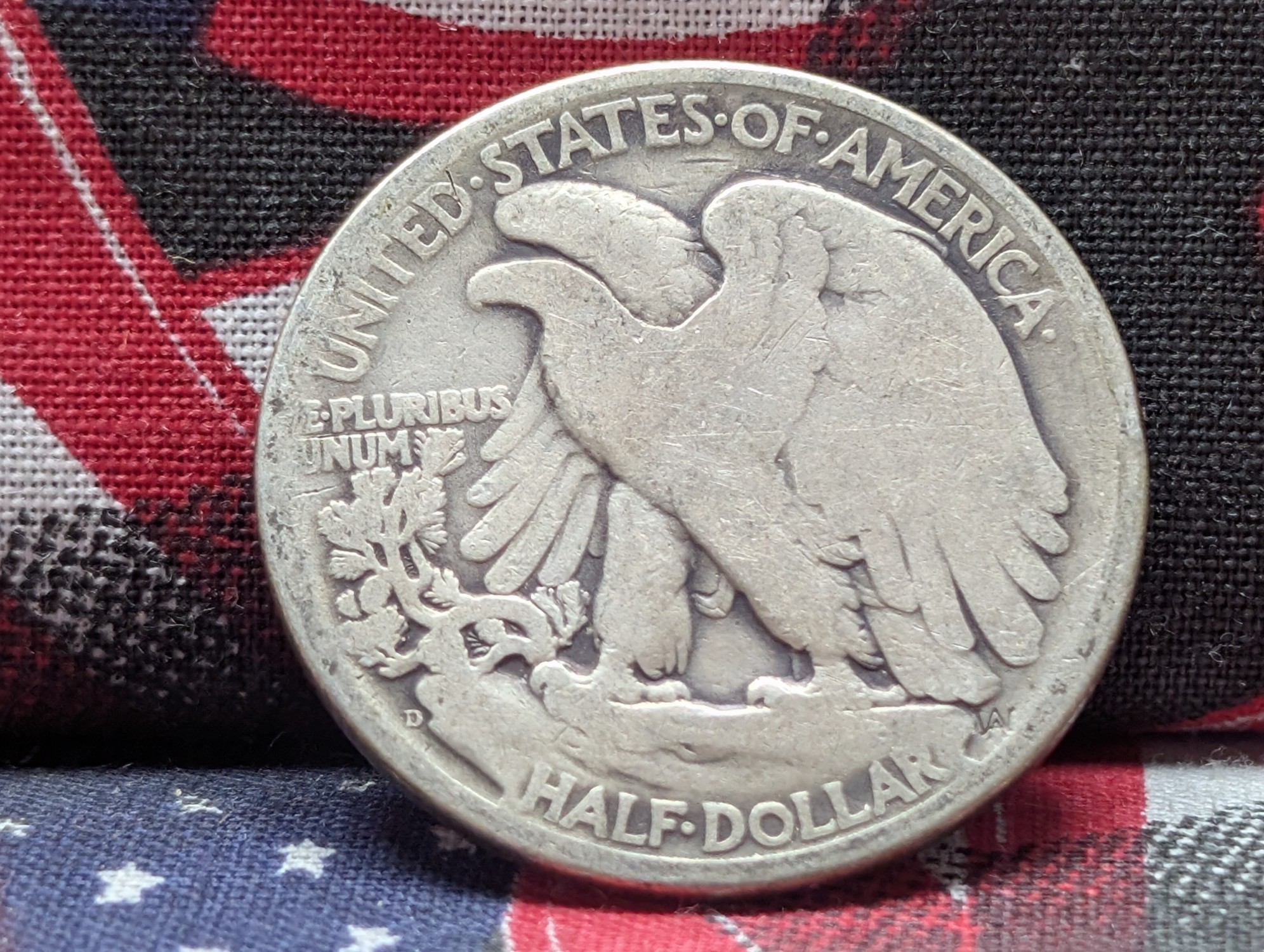 GOOD - 1938-D Walking Liberty 90% Silver Half Dollar