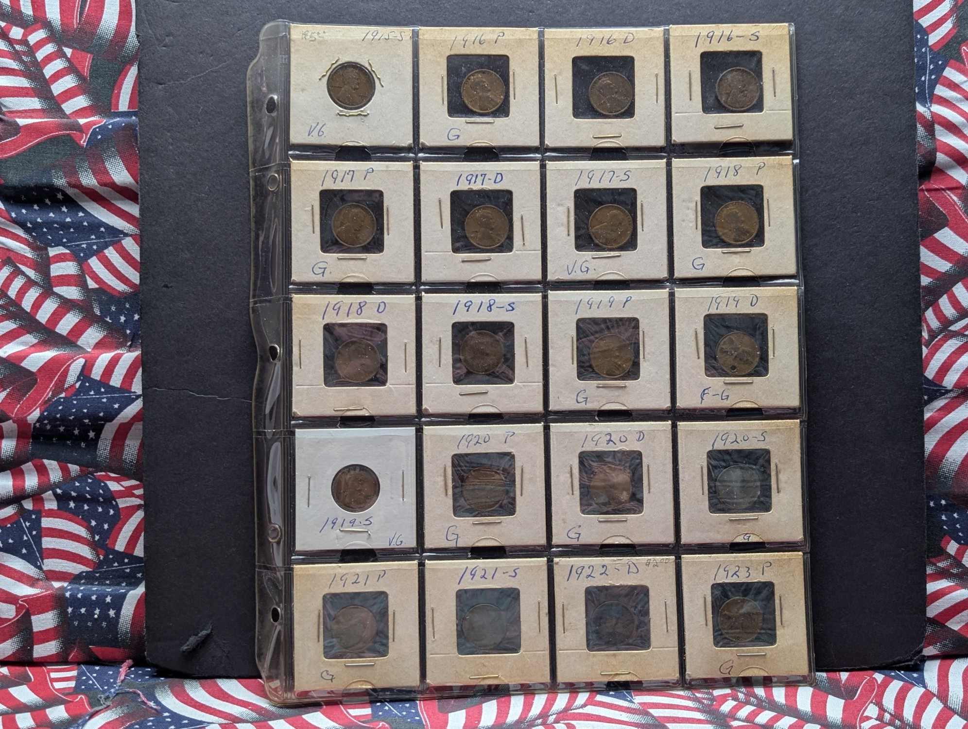 (259) 1909-1988 Lincoln Cent Collection in Collector's Binder - Includes BETTER DATES!