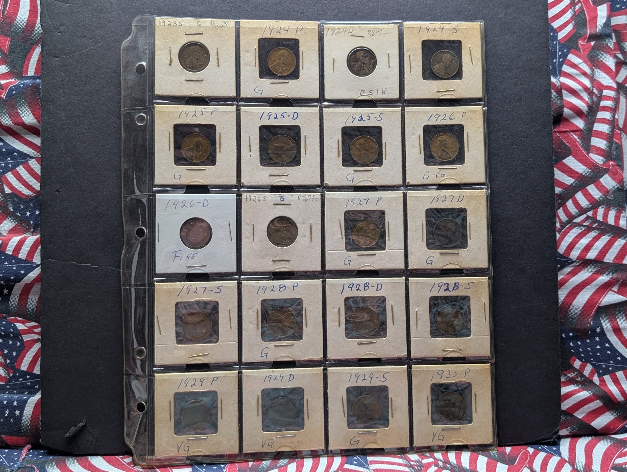 (259) 1909-1988 Lincoln Cent Collection in Collector's Binder - Includes BETTER DATES!