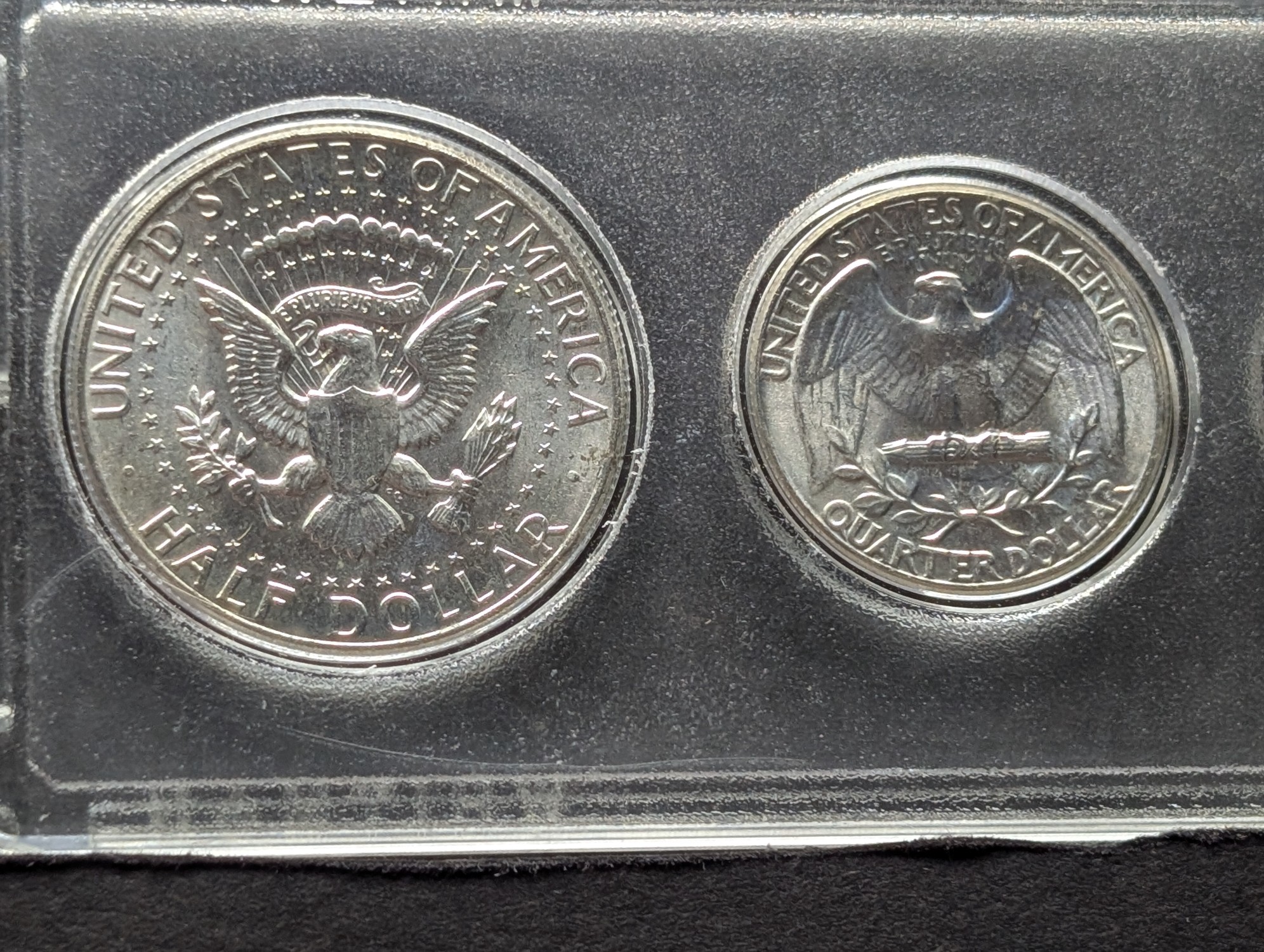 1964 Year U.S. Coin Set in Whitman Case - Includes (3) 90% Silver Coins