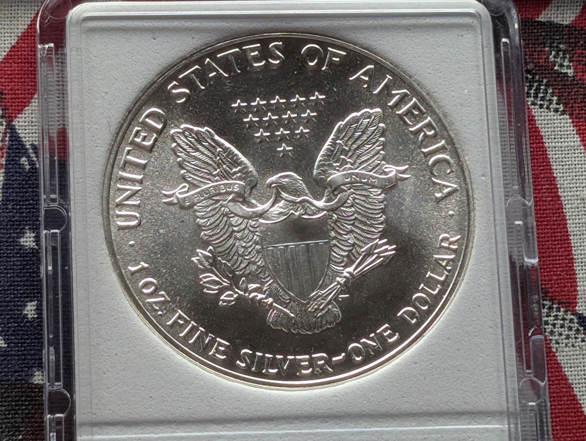 1988 American Silver Eagle - NCG Cert. MS70, .999 Fine Silver One Troy Ounce (NOT NGC)