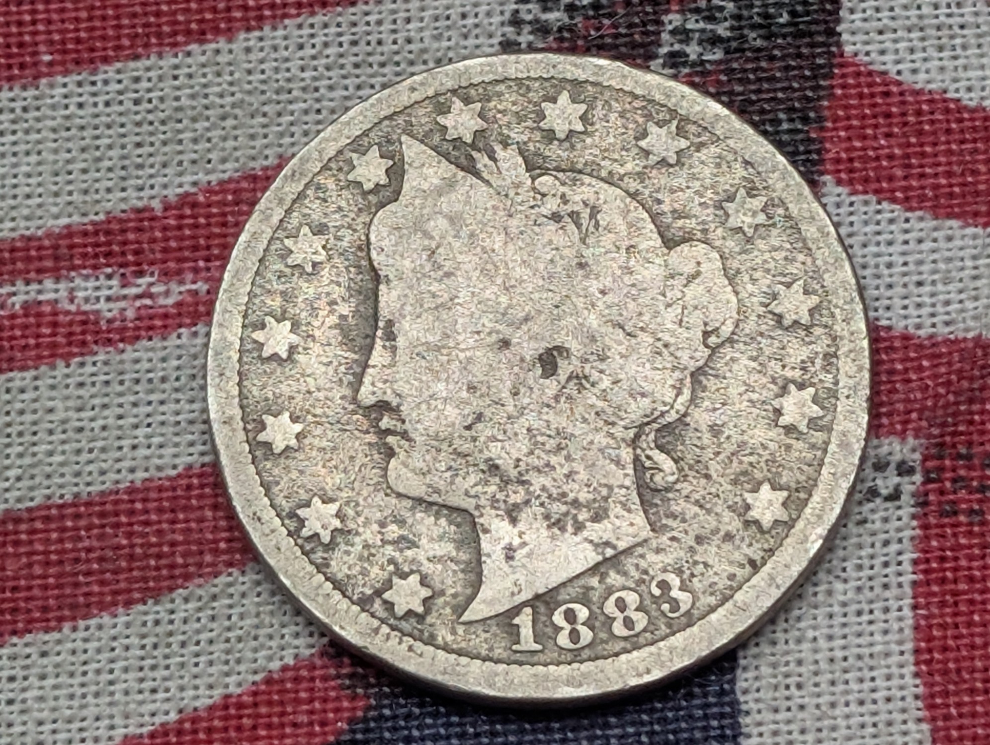 1883 Liberty Head V-Nickel w/ Cents