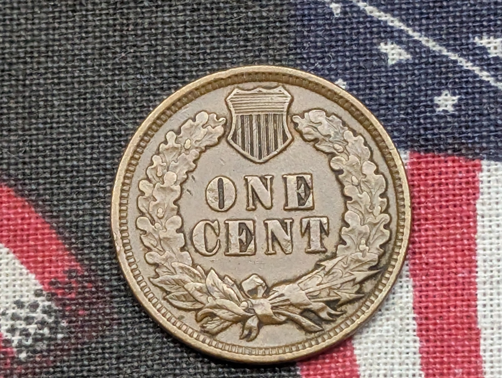 1902 Indian Head Cent - XF/AU