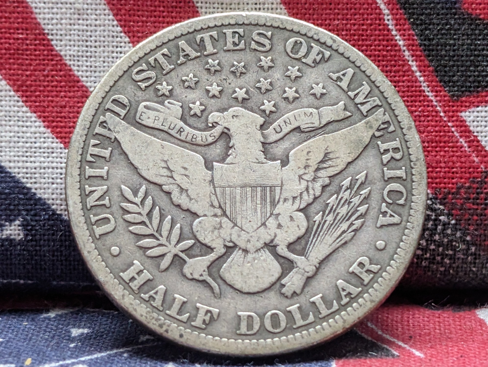 VG - 1910 Barber 90% Silver Half Dollar