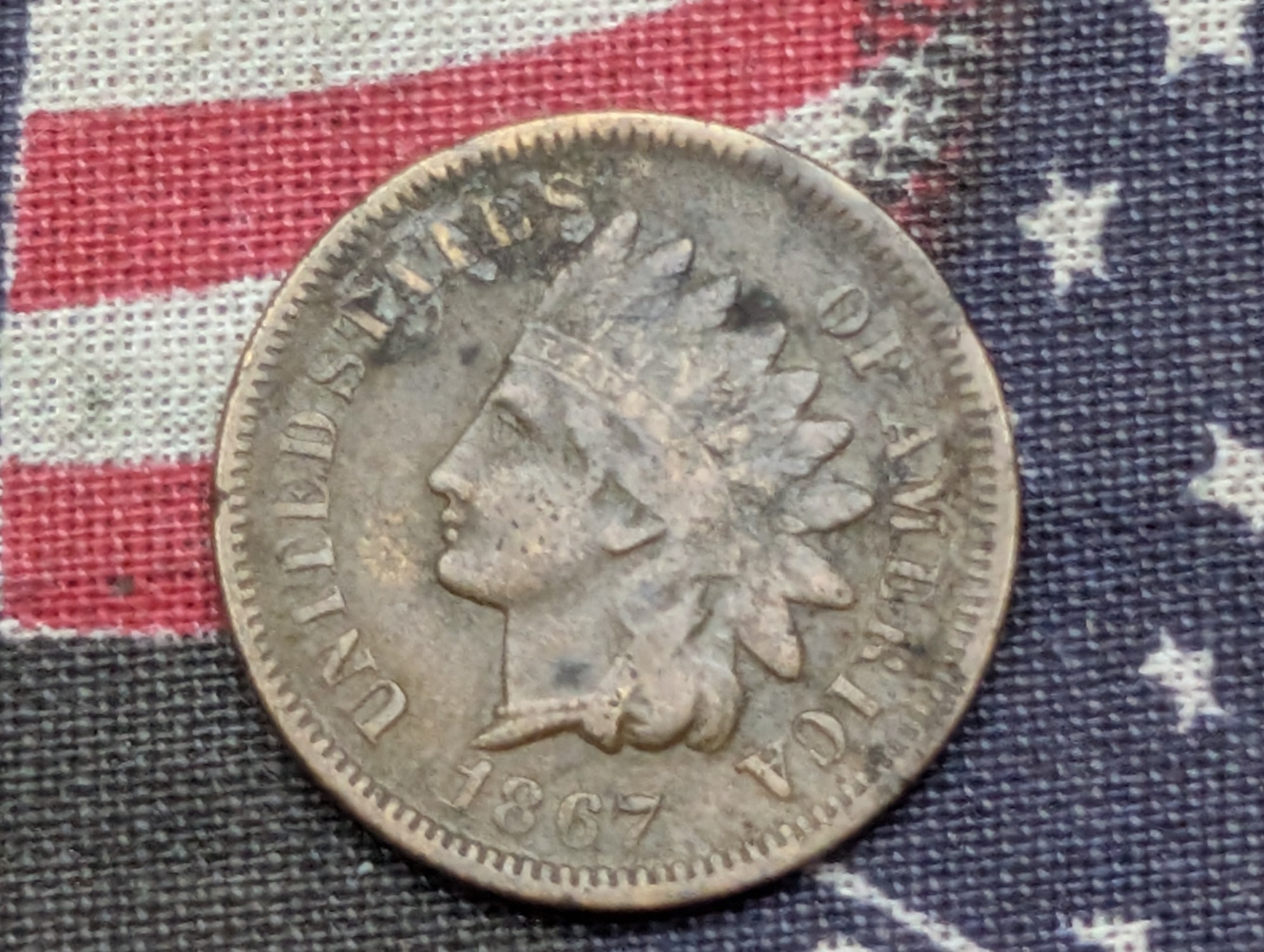 1867 Indian Head Cent