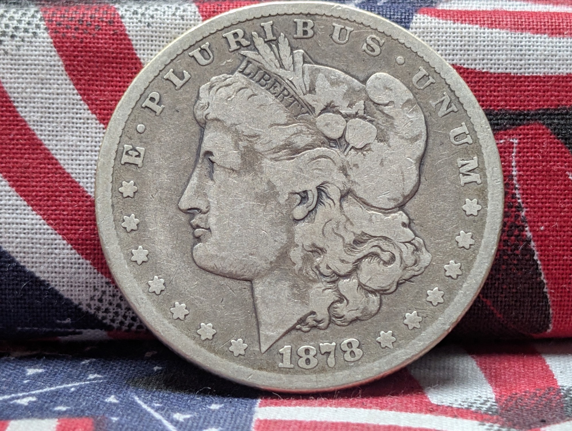 1878-CC Morgan 90% Silver Dollar - Nice Circ - KEY DATE!!