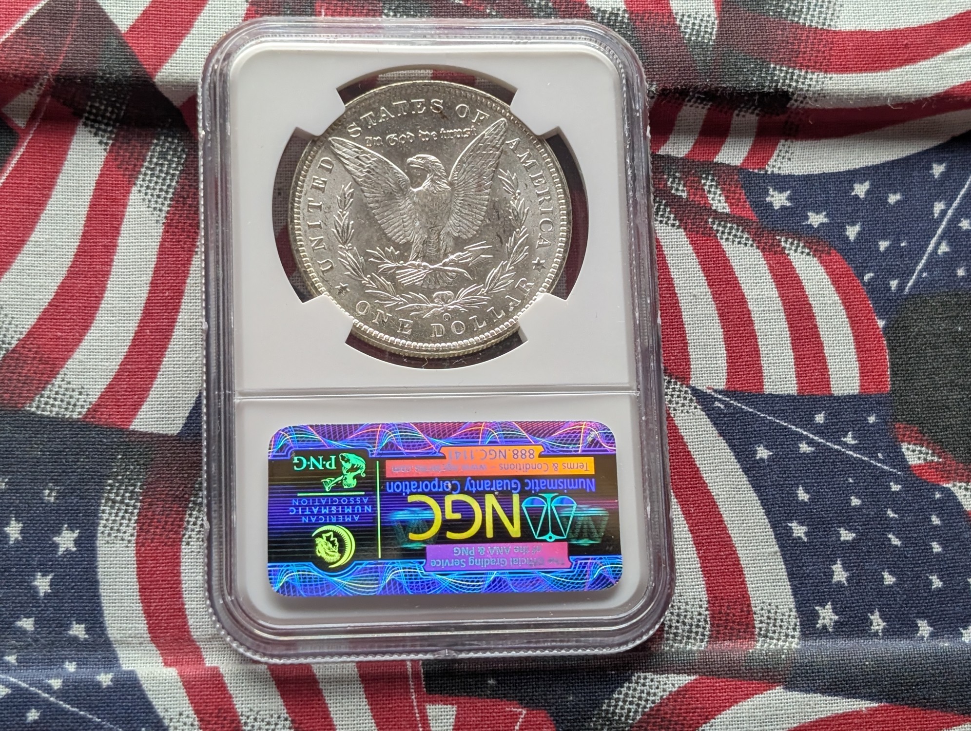 1900-O Morgan 90% Silver Dollar - NGC MS63