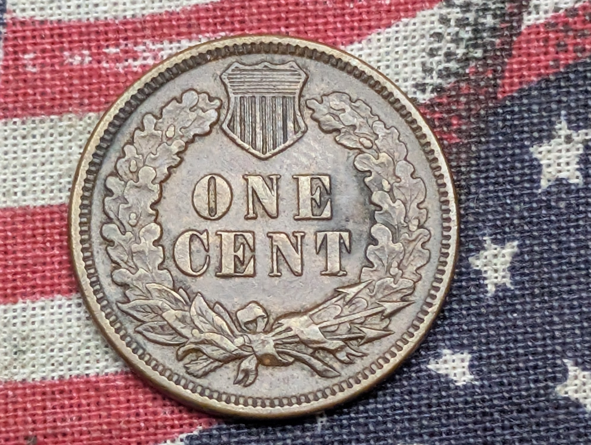1895 Indian Head Cent - XF/AU