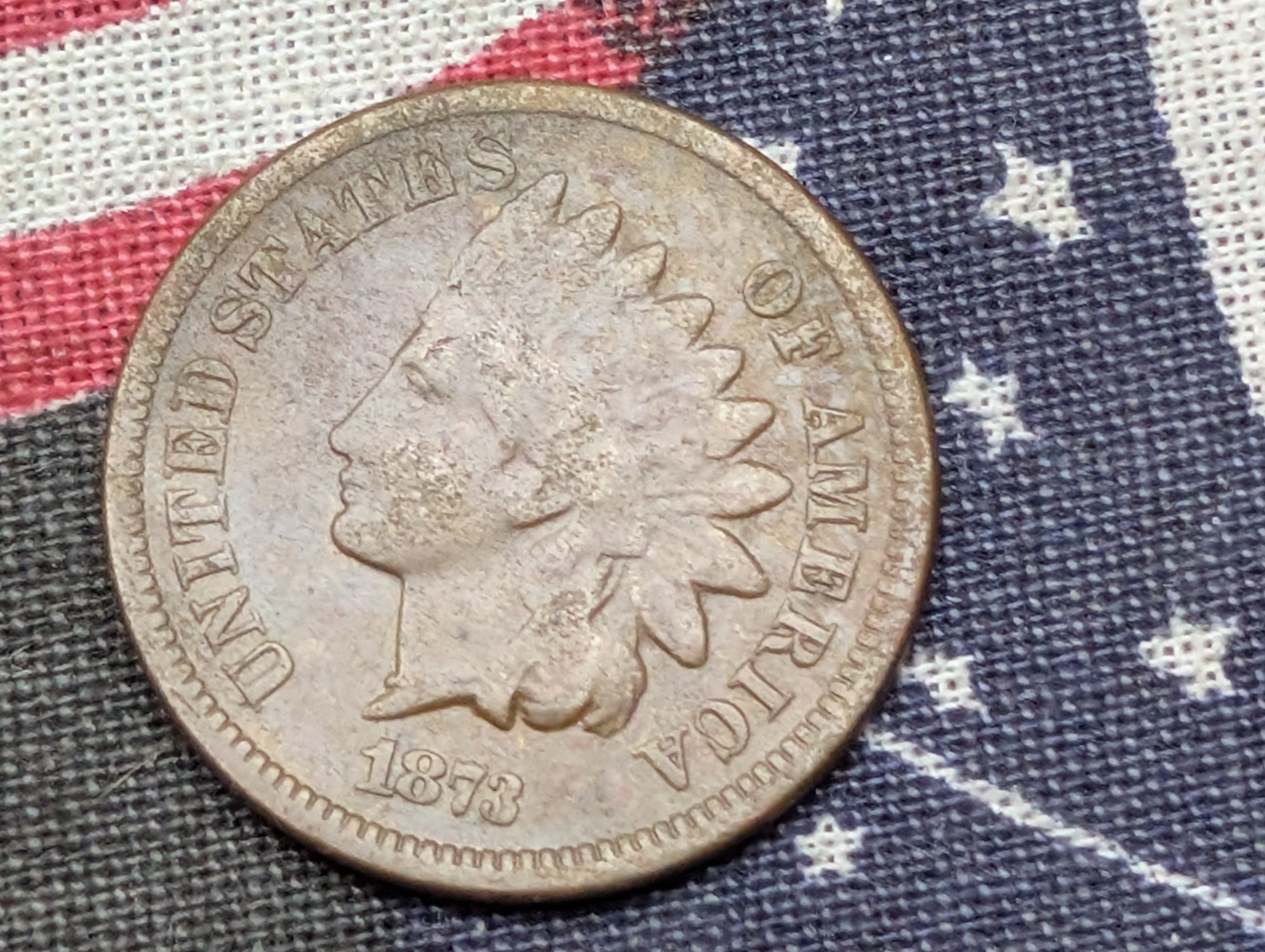 1873 Indian Head Cent