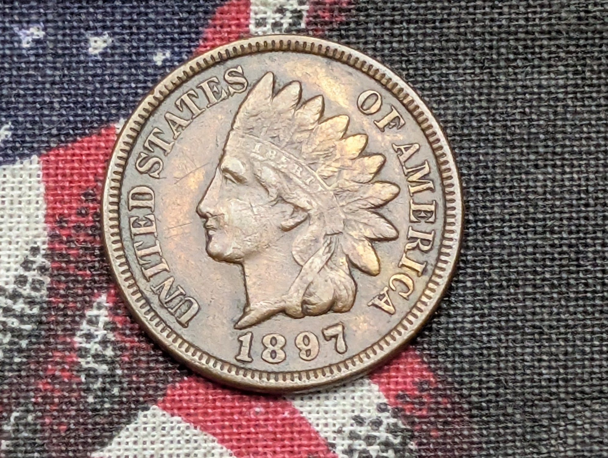 1897 Indian Head Cent - VF
