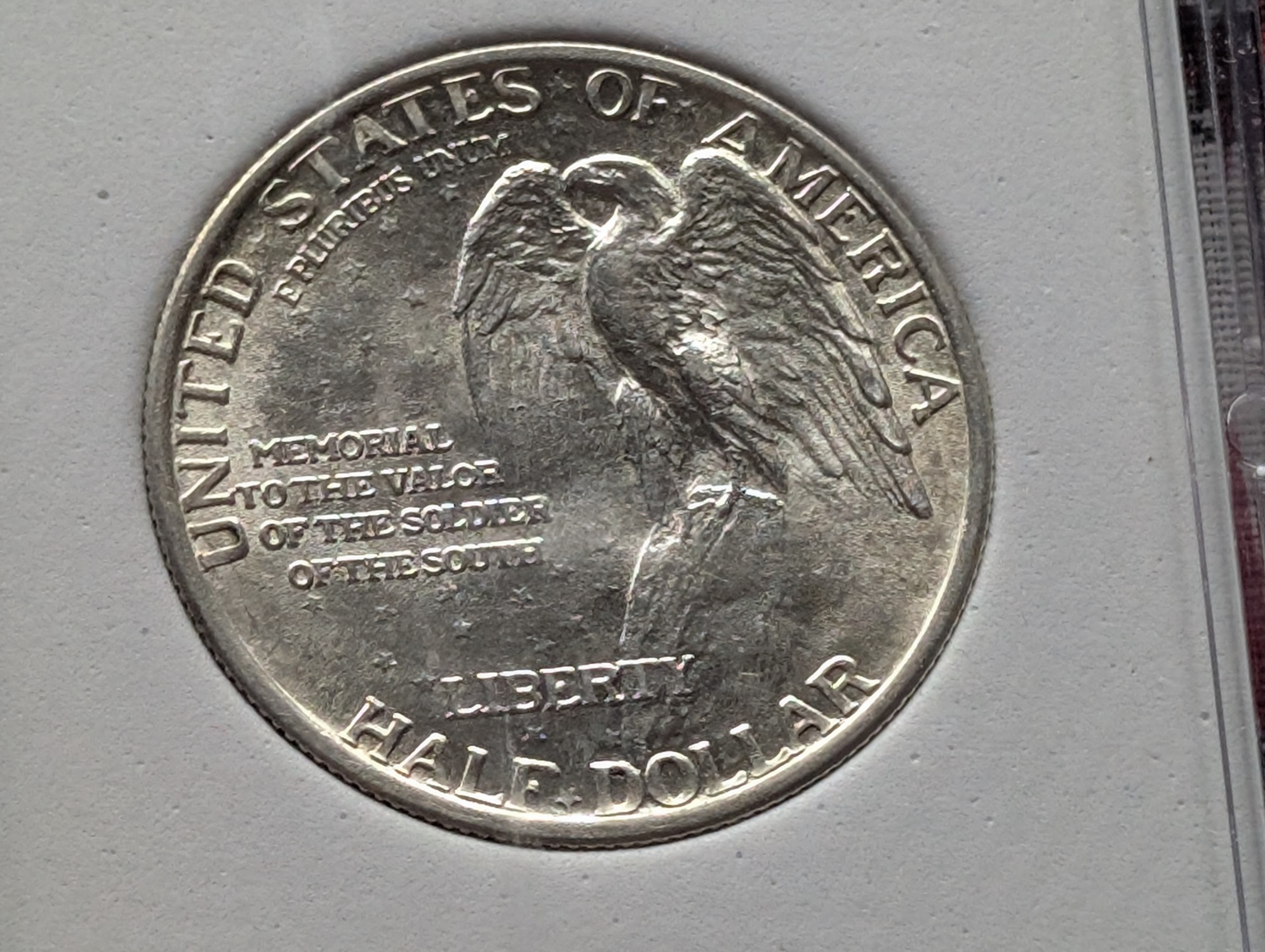 1925 Stone Mountain 90% Silver Half Dollar - NCG Cert. MS67 (NOT NGC)