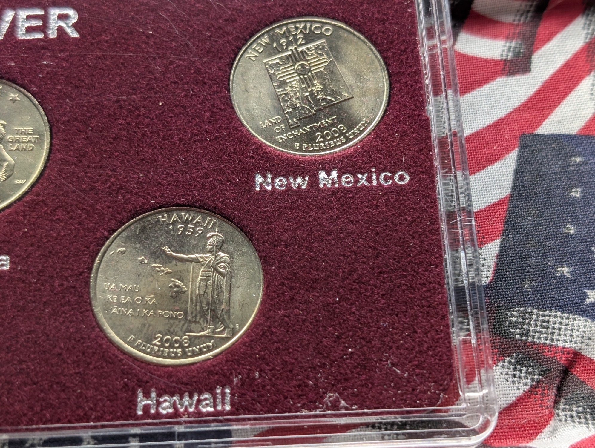 2008 Denver Mint 5-Coin State Quarter Set