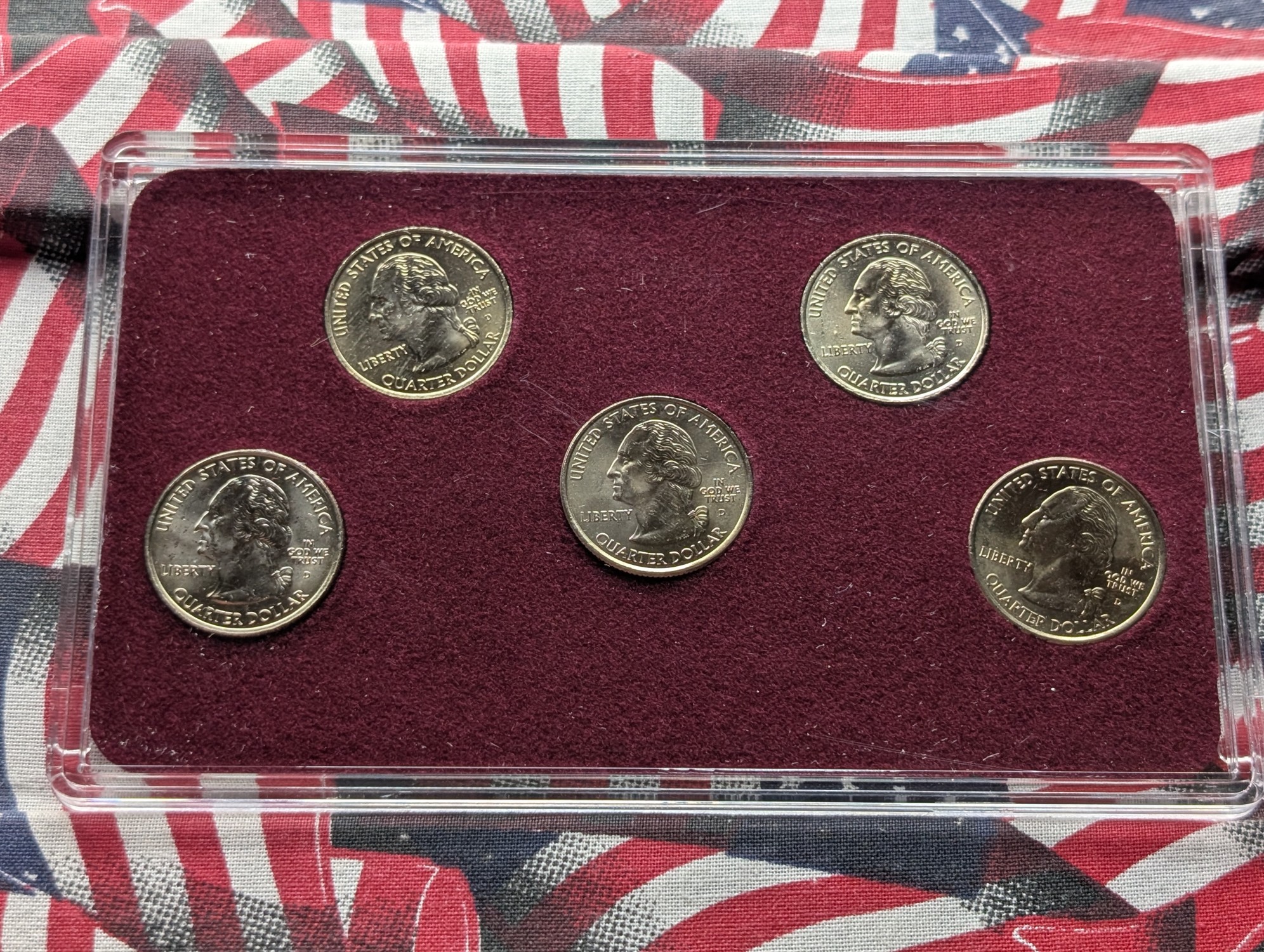2008 Denver Mint 5-Coin State Quarter Set