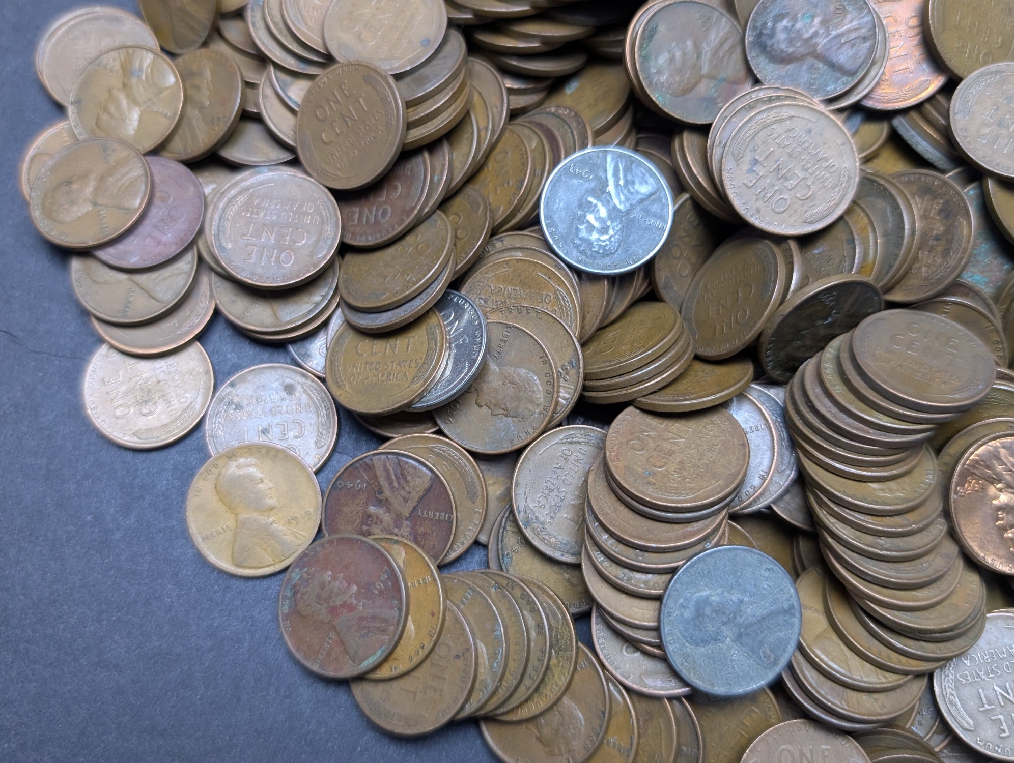 (1,000) Various Dated Lincoln Wheat Cents