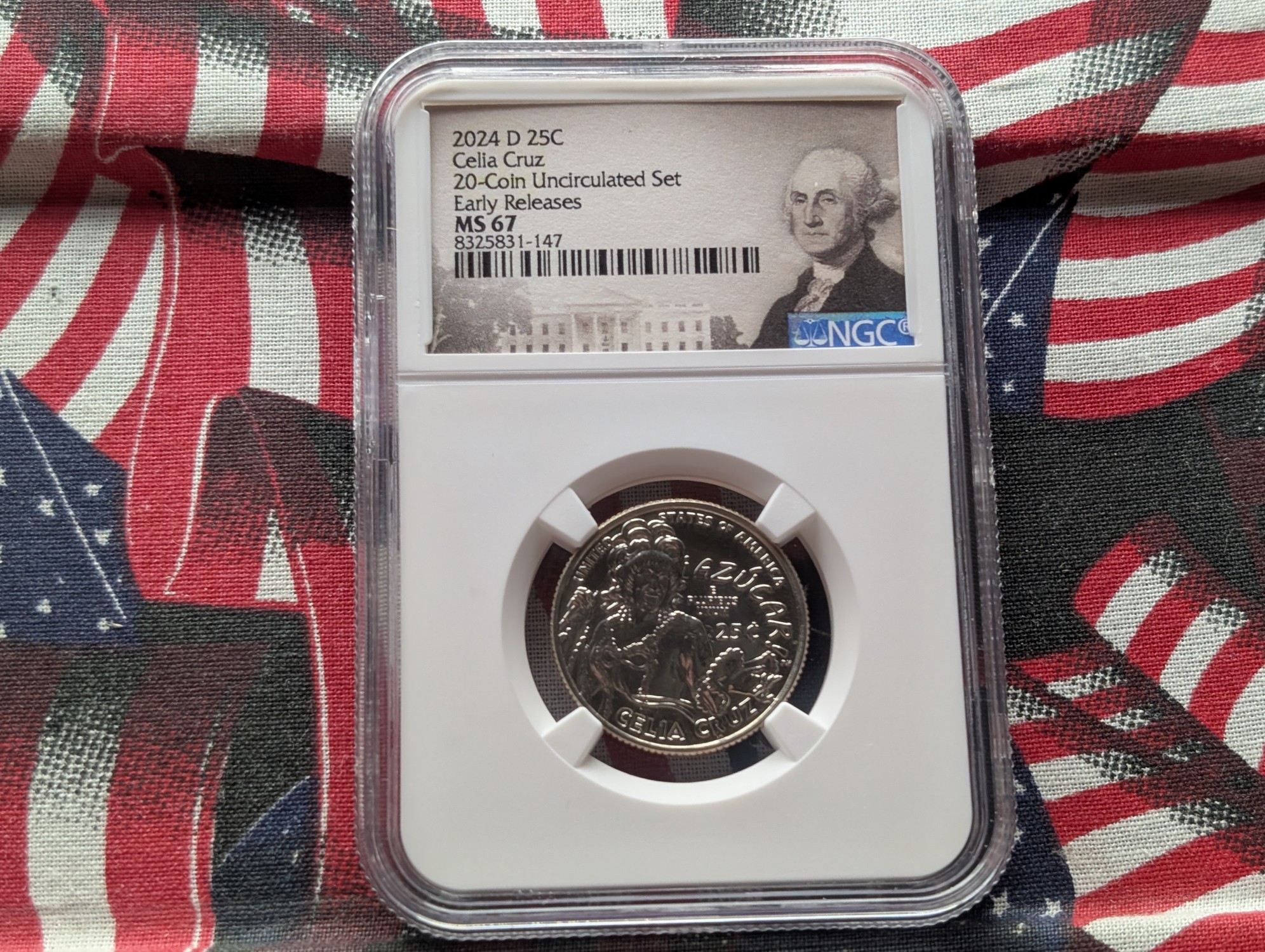 2024-D Celia Cruz Quarter - NGC MS67 *Early Release*