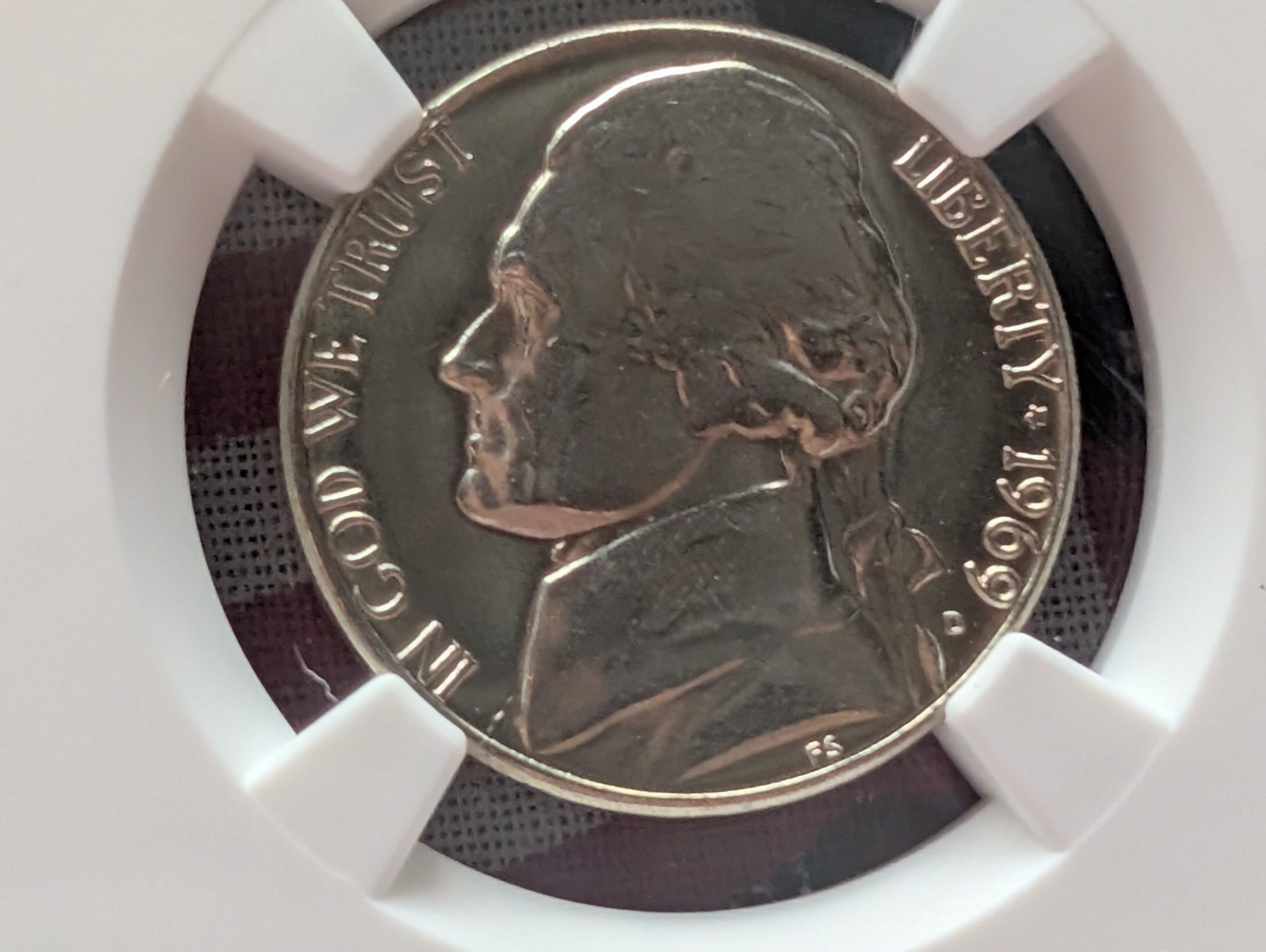 1969-D Jefferson Nickel - NGC MS67