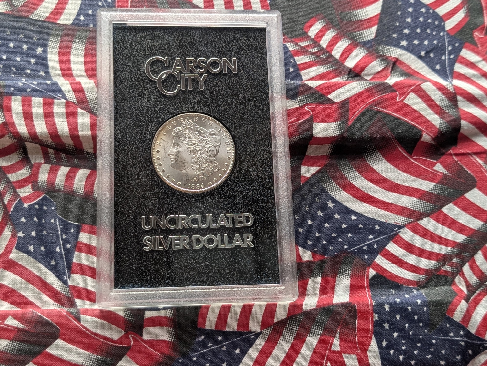 1884-CC Morgan 90% SILVER Dollar - Choice UNC in GSA Packaging