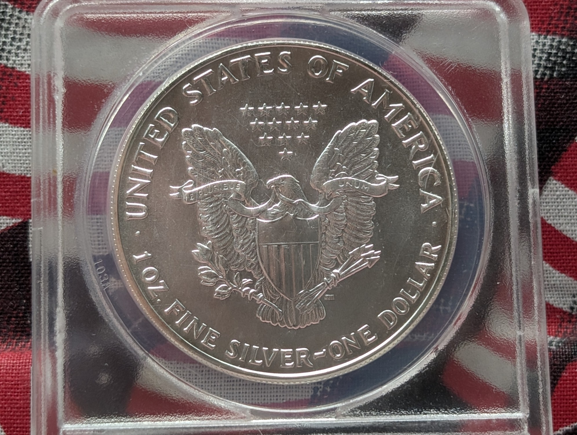 1992 American Silver Eagle - ANACS Cert. MS70 - First Release - MIDWEST HOARD, .999 Fine Silver One Troy Ounce