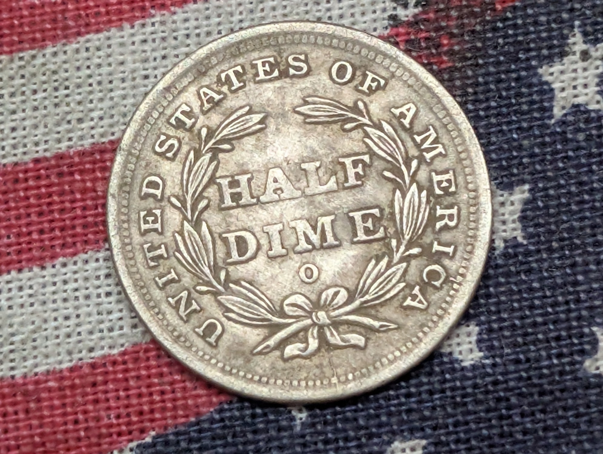 XF+ - 1840-O w/ No Drapery Seated Liberty Half Dime