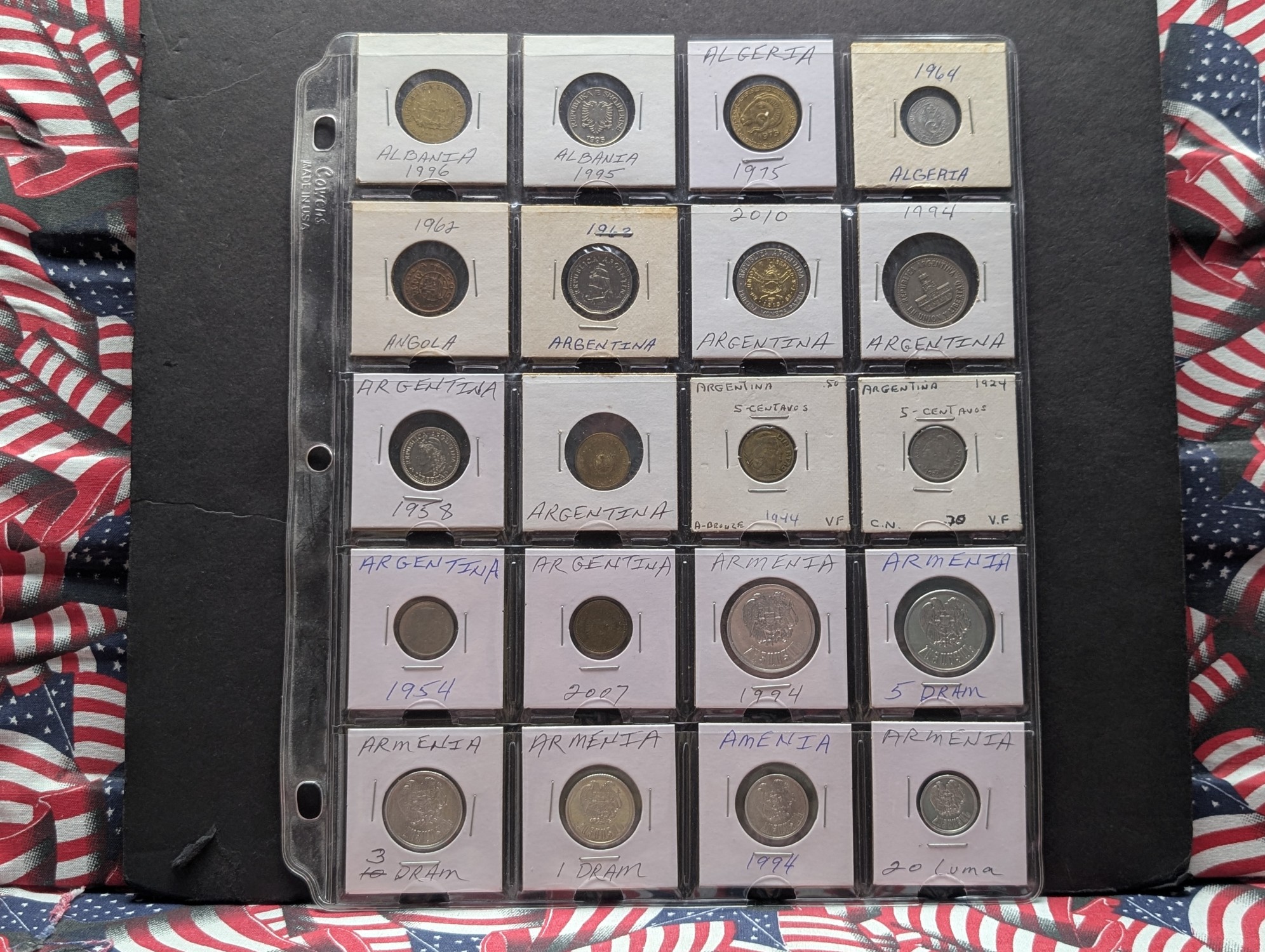 (255+) Various Vintage & Modern World Coins In Collector's Binder