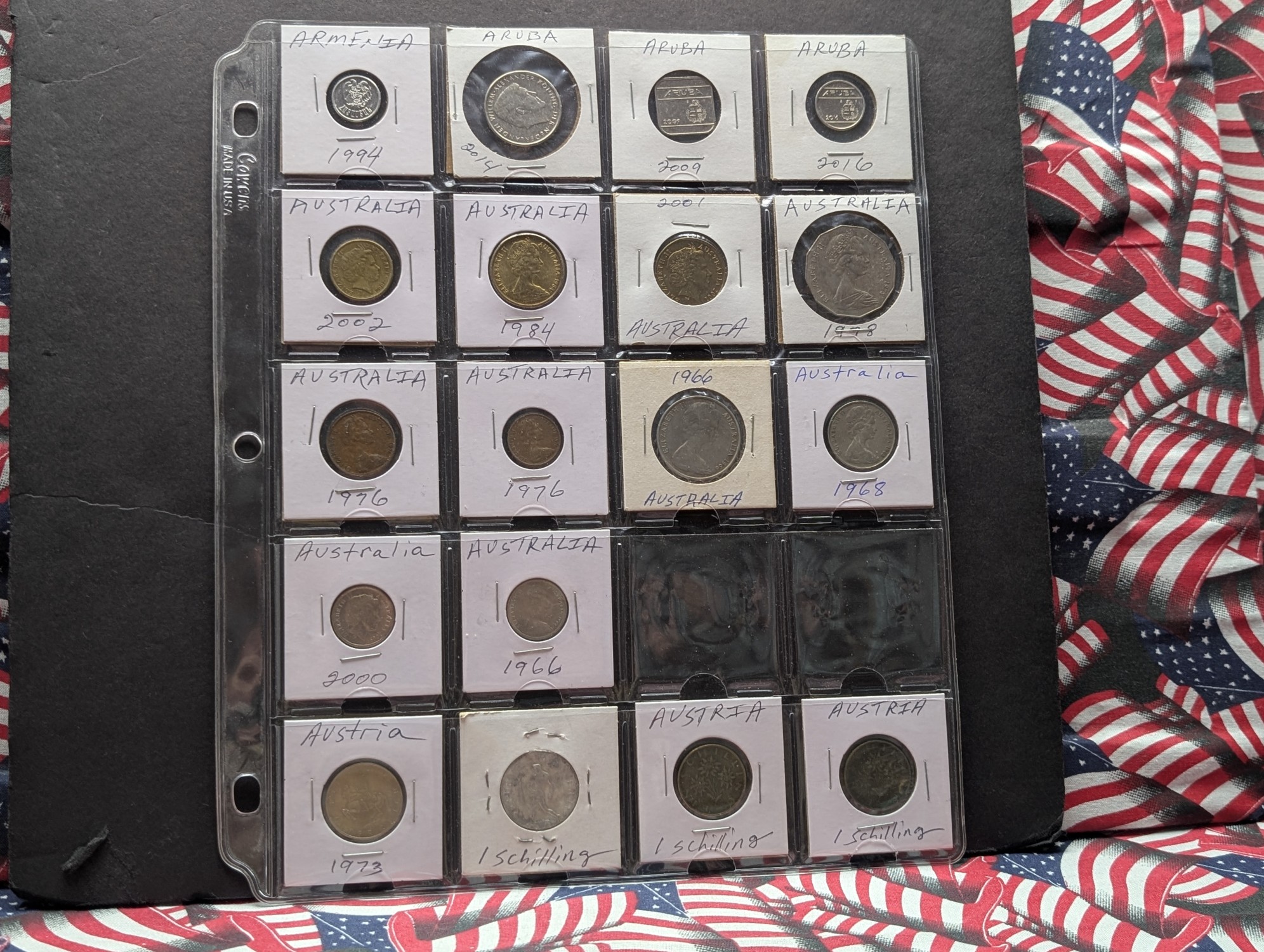(255+) Various Vintage & Modern World Coins In Collector's Binder