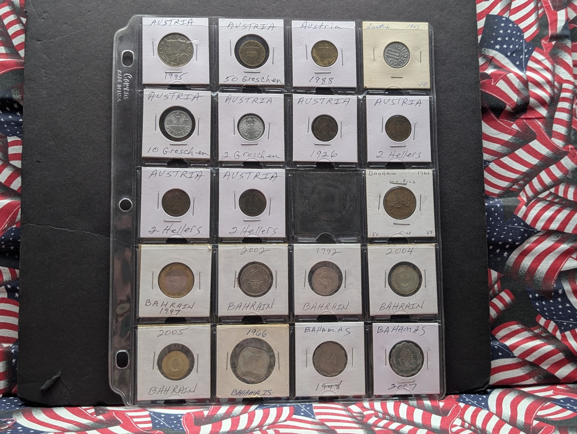 (255+) Various Vintage & Modern World Coins In Collector's Binder